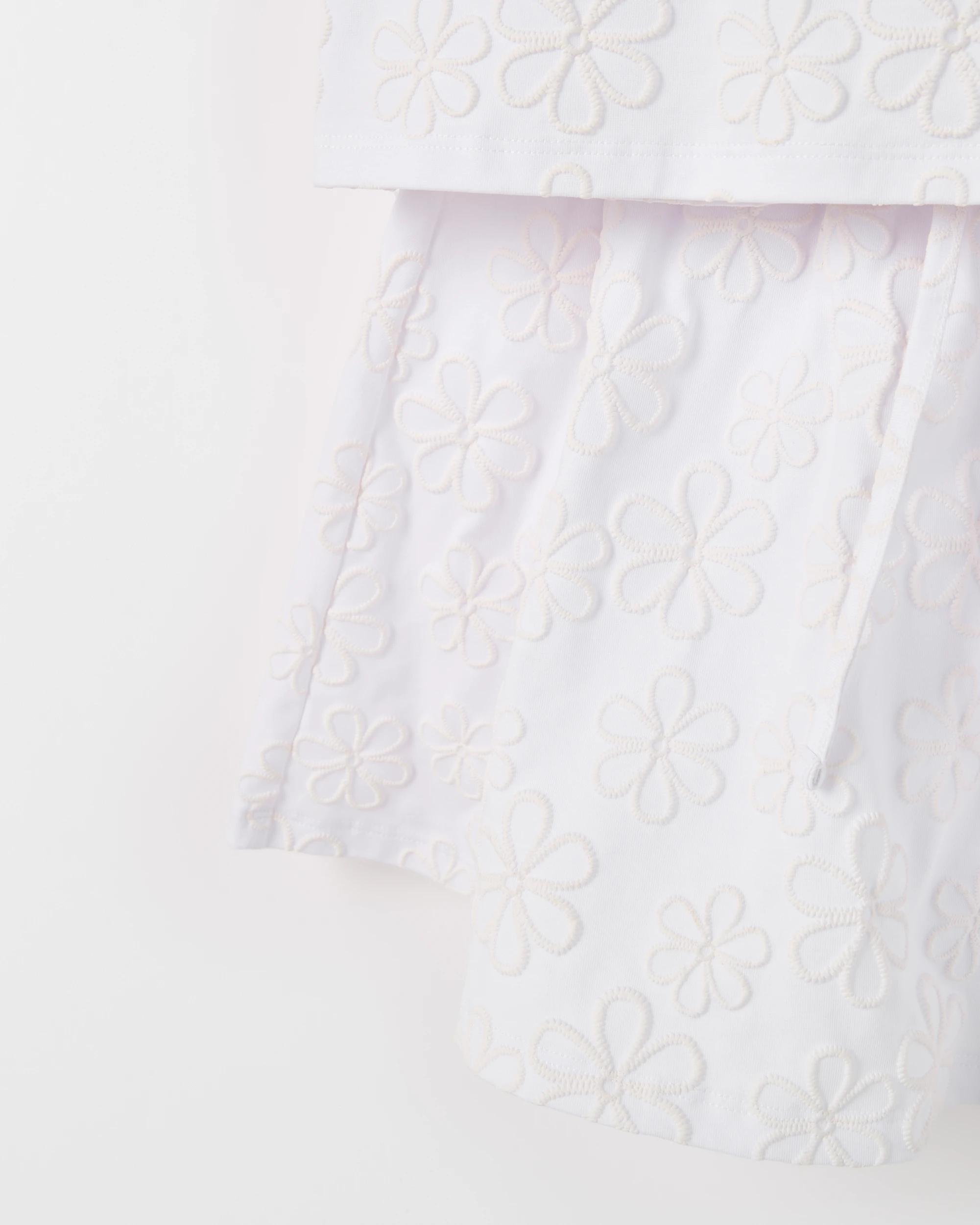 3 Target Kids Australian Cotton Blend T-Shirt and Skort Set WHITE, 3 of 3