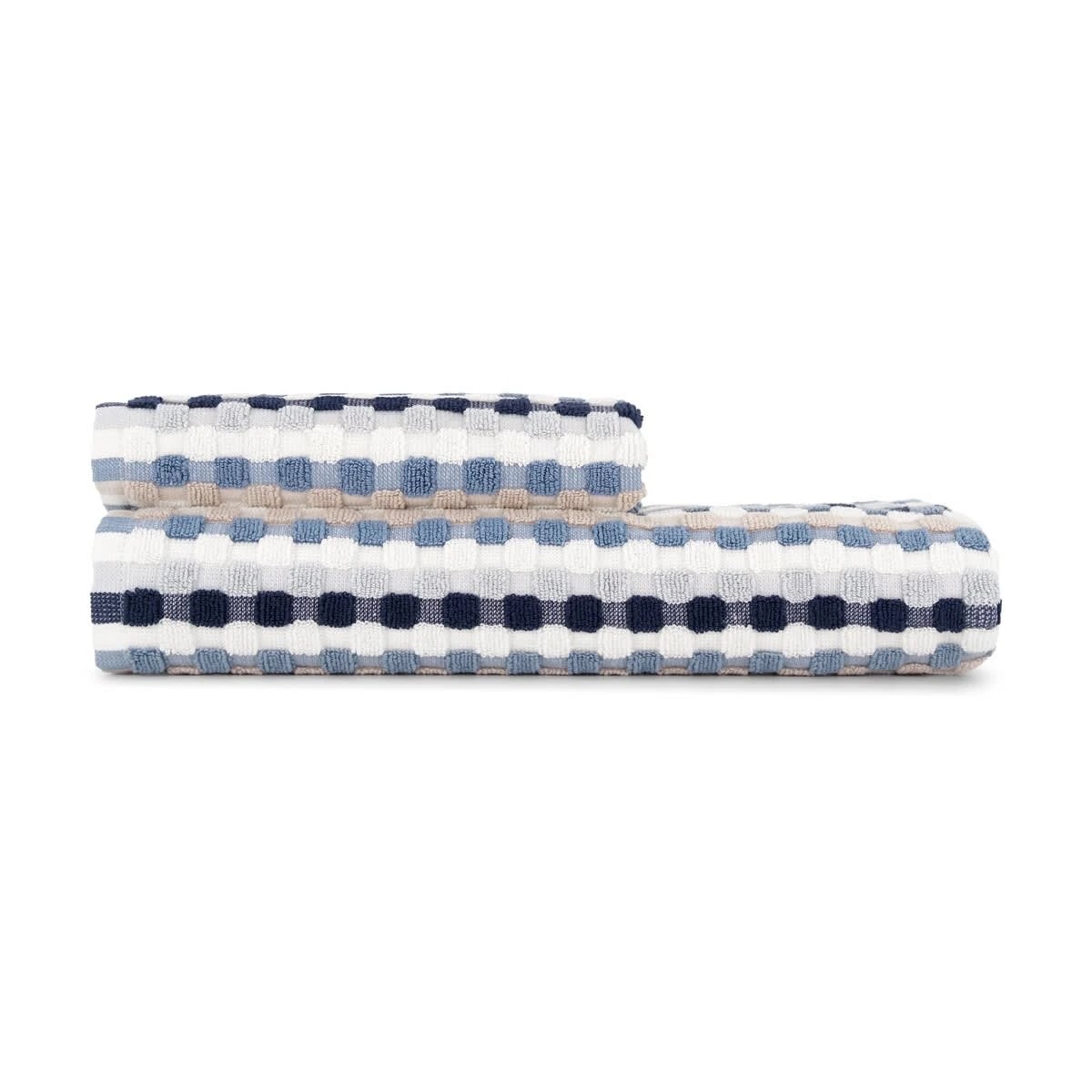 6 Blue Popcorn Cotton Bath Towel, 6 of 6