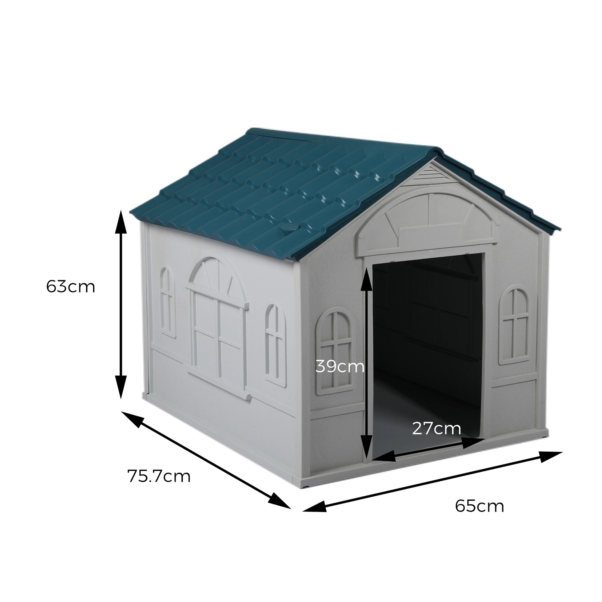 2 Pawz Dog Kennel Large - Blue, 2 of 4