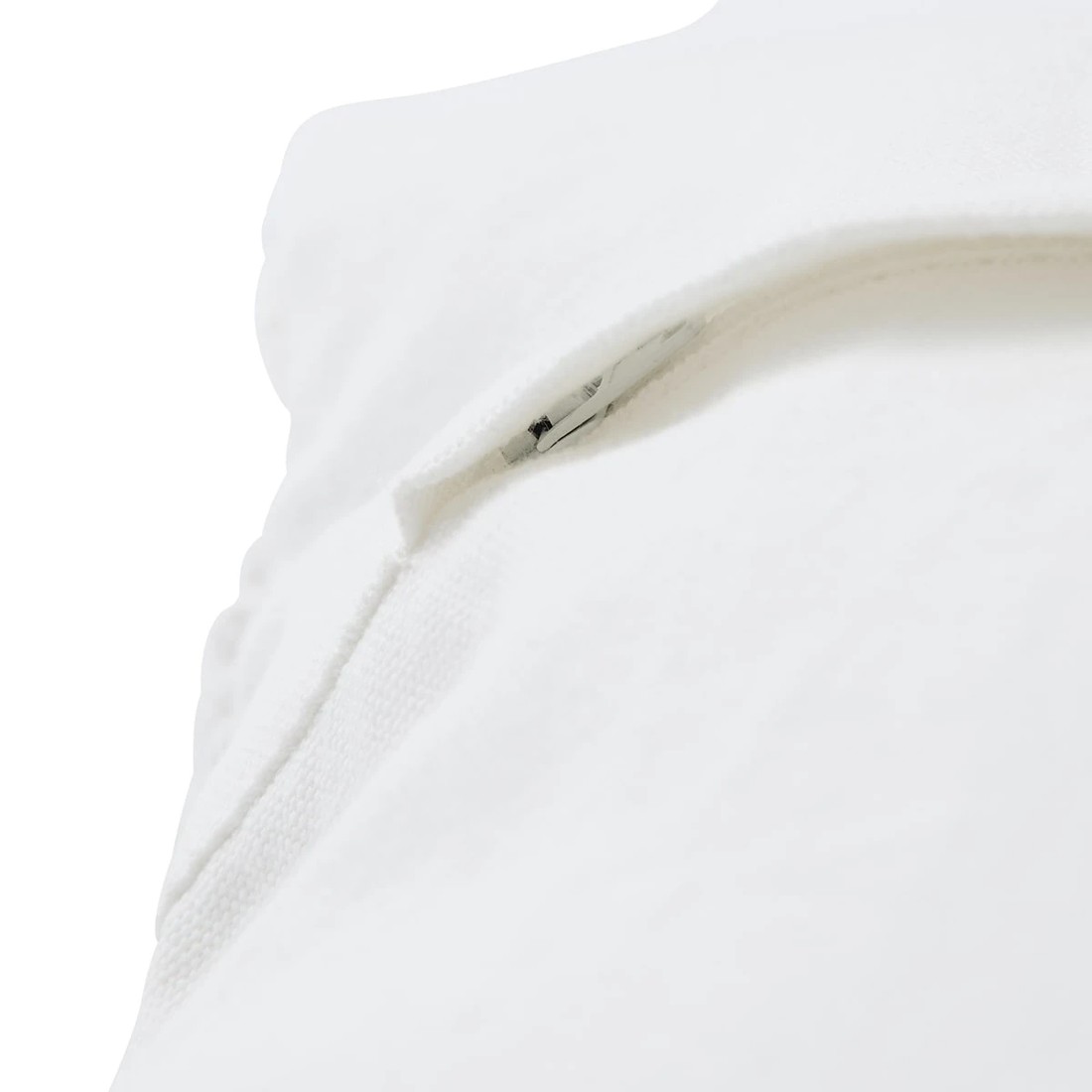 7 50cm Boucle Stripe Cushion Cover - White, 7 of 9