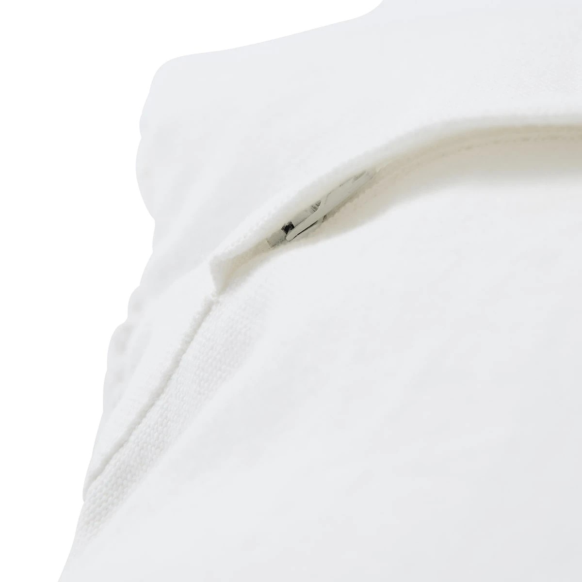 7 50cm Boucle Stripe Cushion Cover - White, 7 of 9