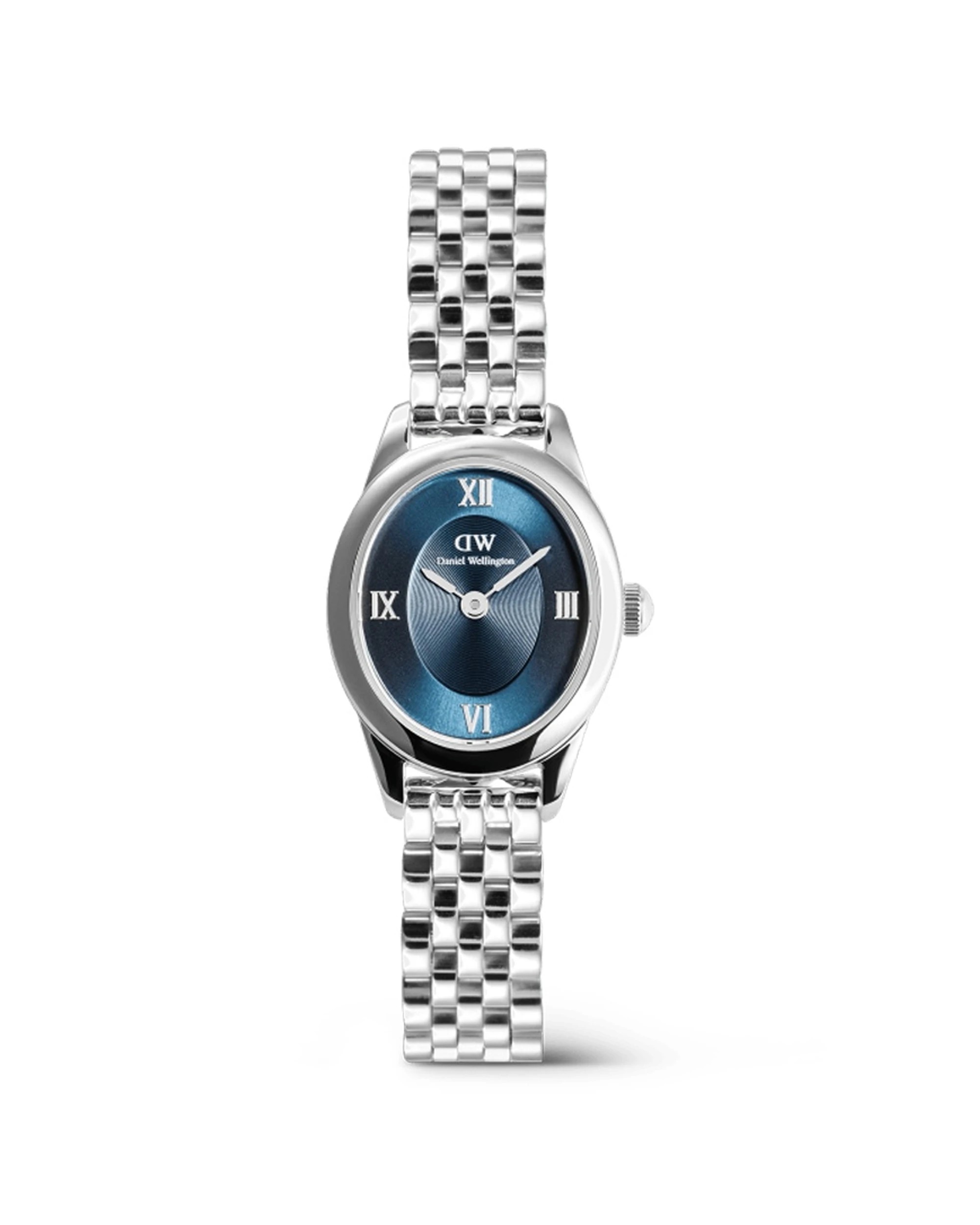 1 Daniel Wellington Ophelia Mini Arctic Silver Watch 22x25.5mm Elegant Oval Dial, 1 of 6