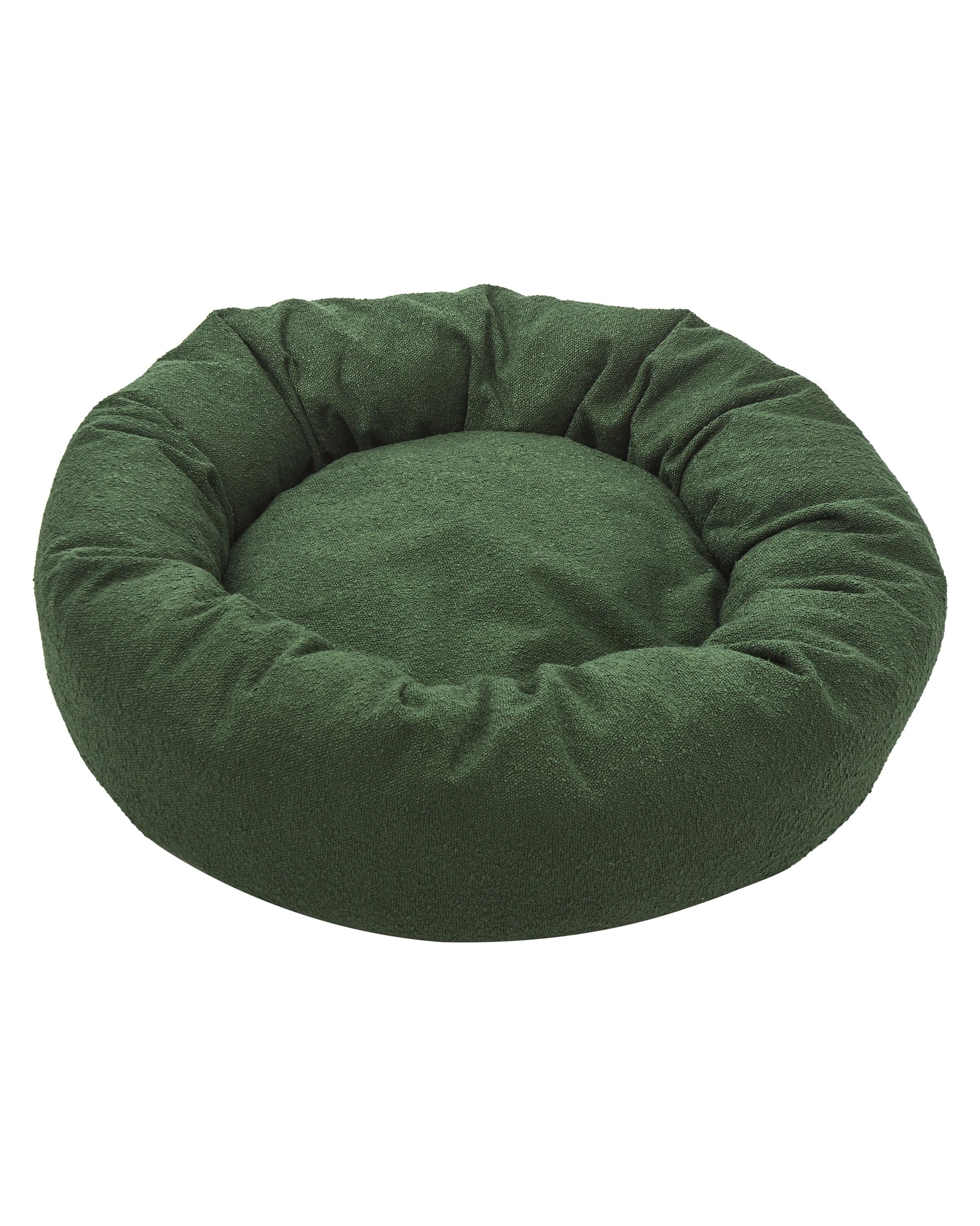 2 Charlie's Miri Round Calming Boucle Dog Bed 90cm Large - Green, 2 of 9
