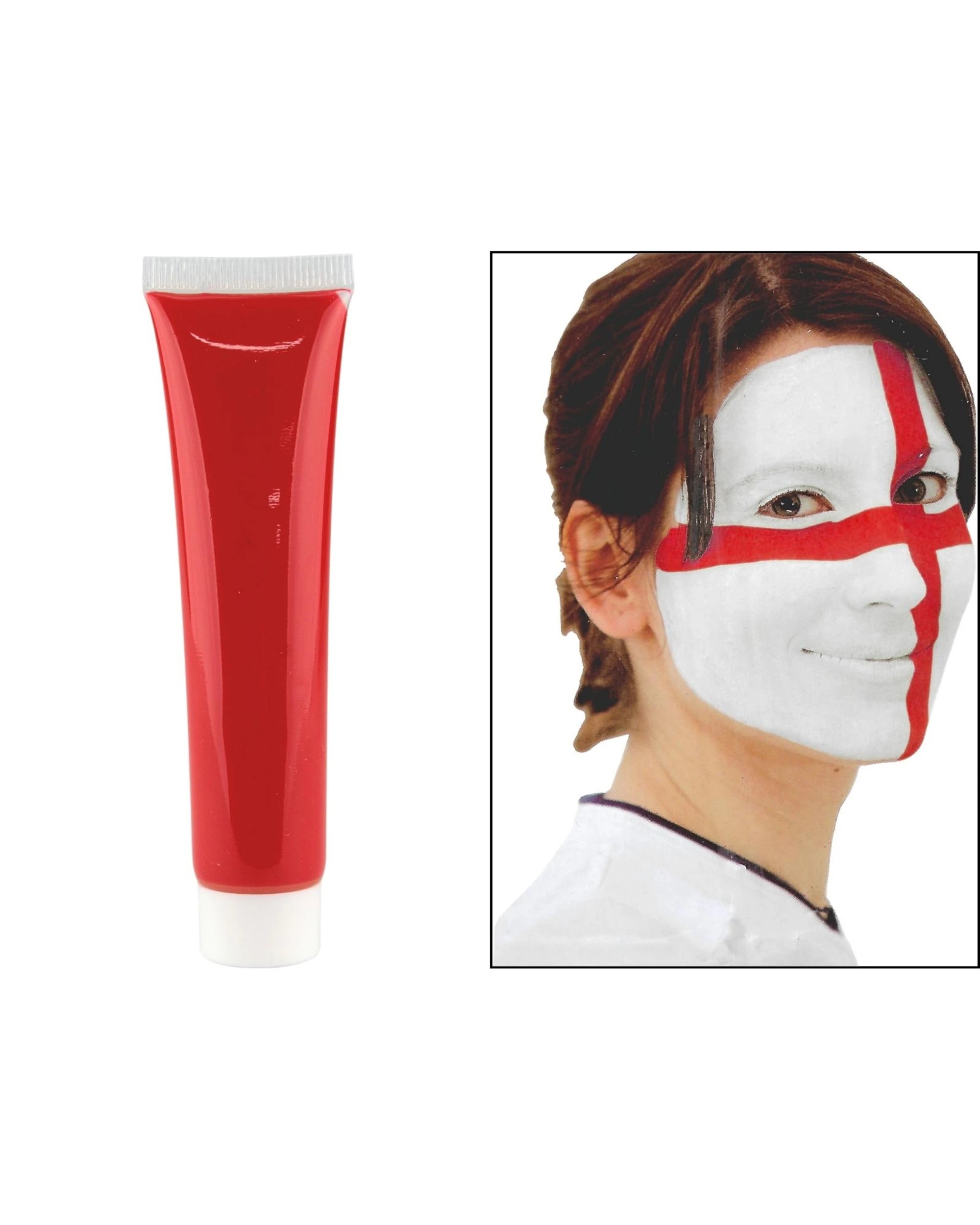 1 Party Planet Face Paint - Red, 1 of 3