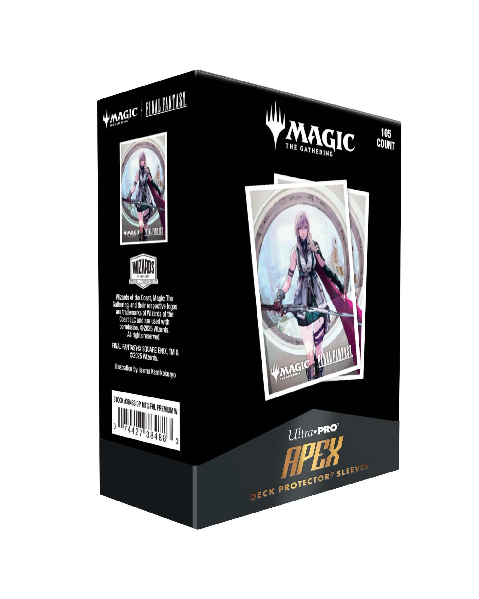 1 Ultra Pro Magic the Gathering Final Fantasy Lightning, Army of One Apex Deck Protector Sleeves - 105 Pack, 1 of 1