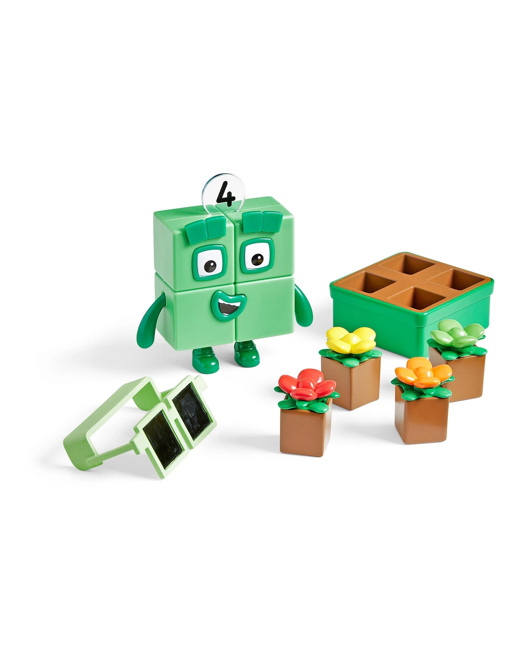 1 Numberblocks Four's Flower Garden Playset, 1 of 1