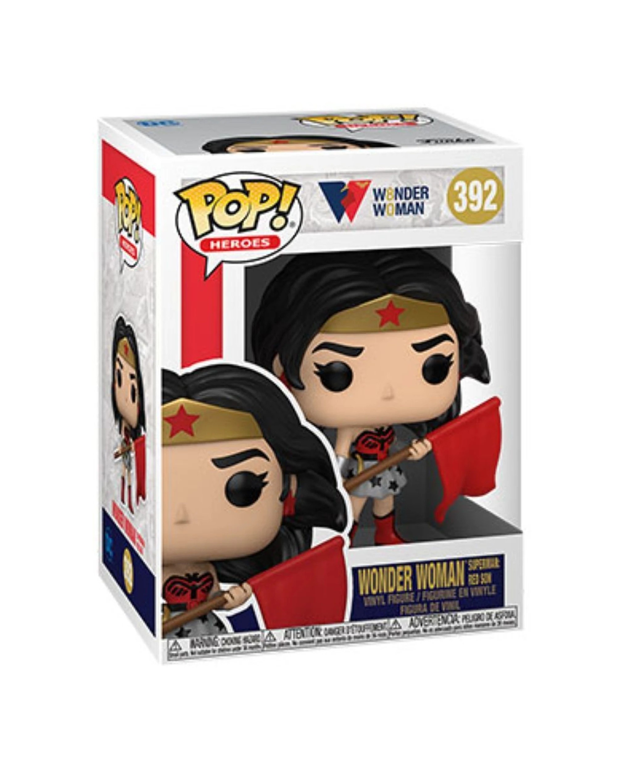 3 Pop Vinyl Figurine Wonder Woman 80th Anniversary 10cm Vinyl Collectible - Multi, 3 of 3