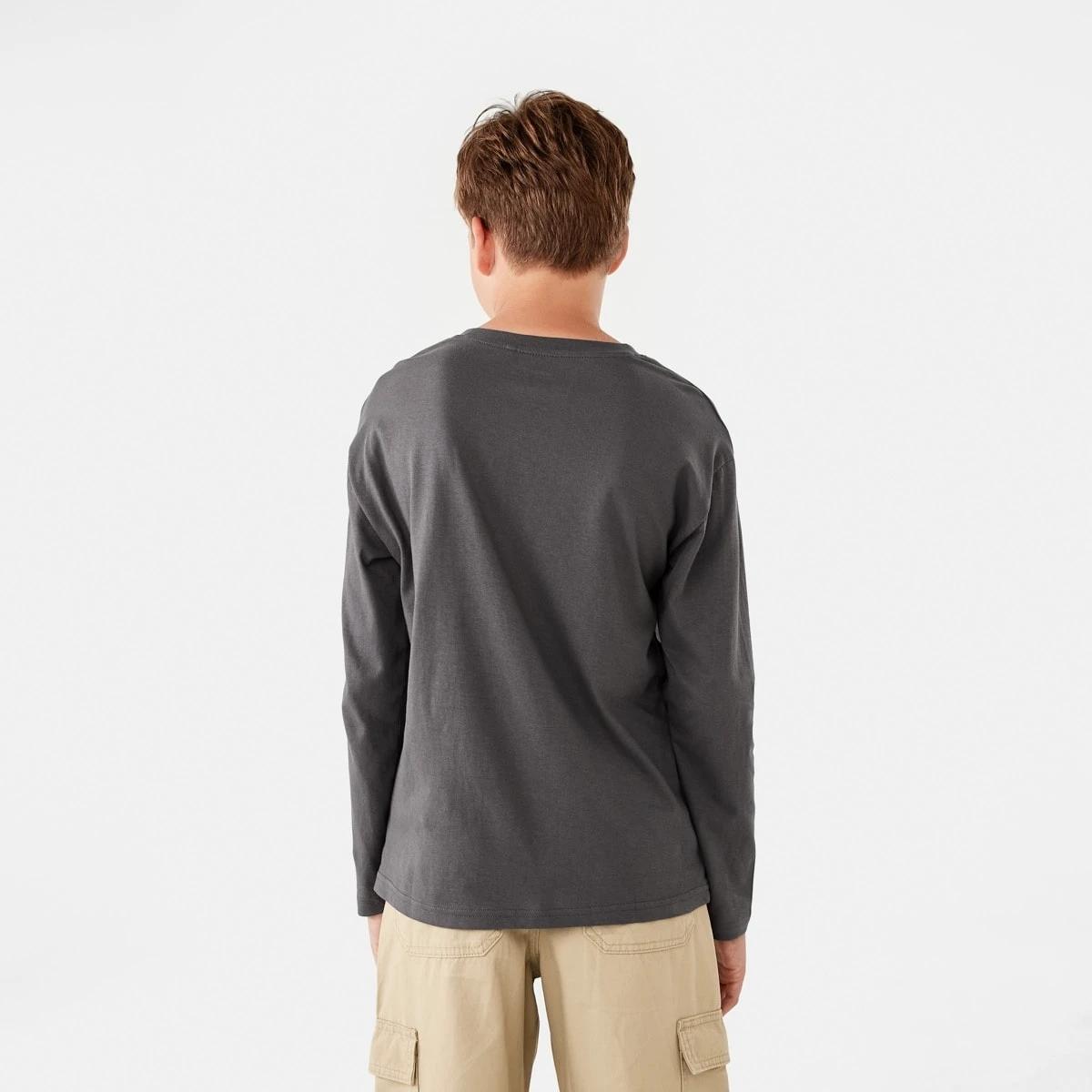 2 Long Sleeve Print T-shirt Gry Gamebl, 2 of 8