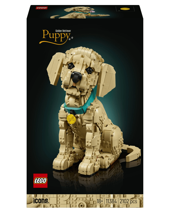 LEGO Icons Golden Retriever Puppy 11384