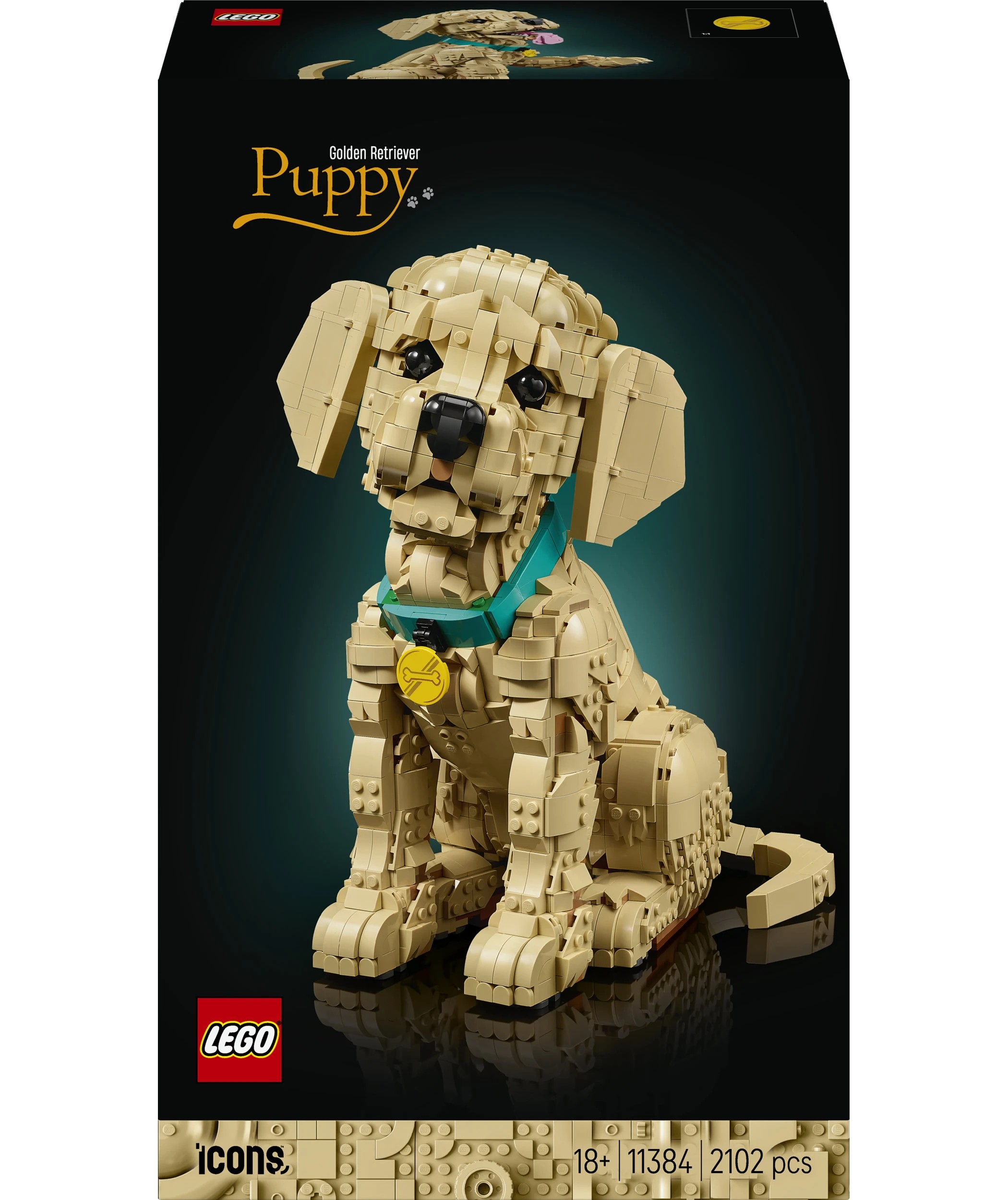 1 LEGO Icons Golden Retriever Puppy 11384, 1 of 10