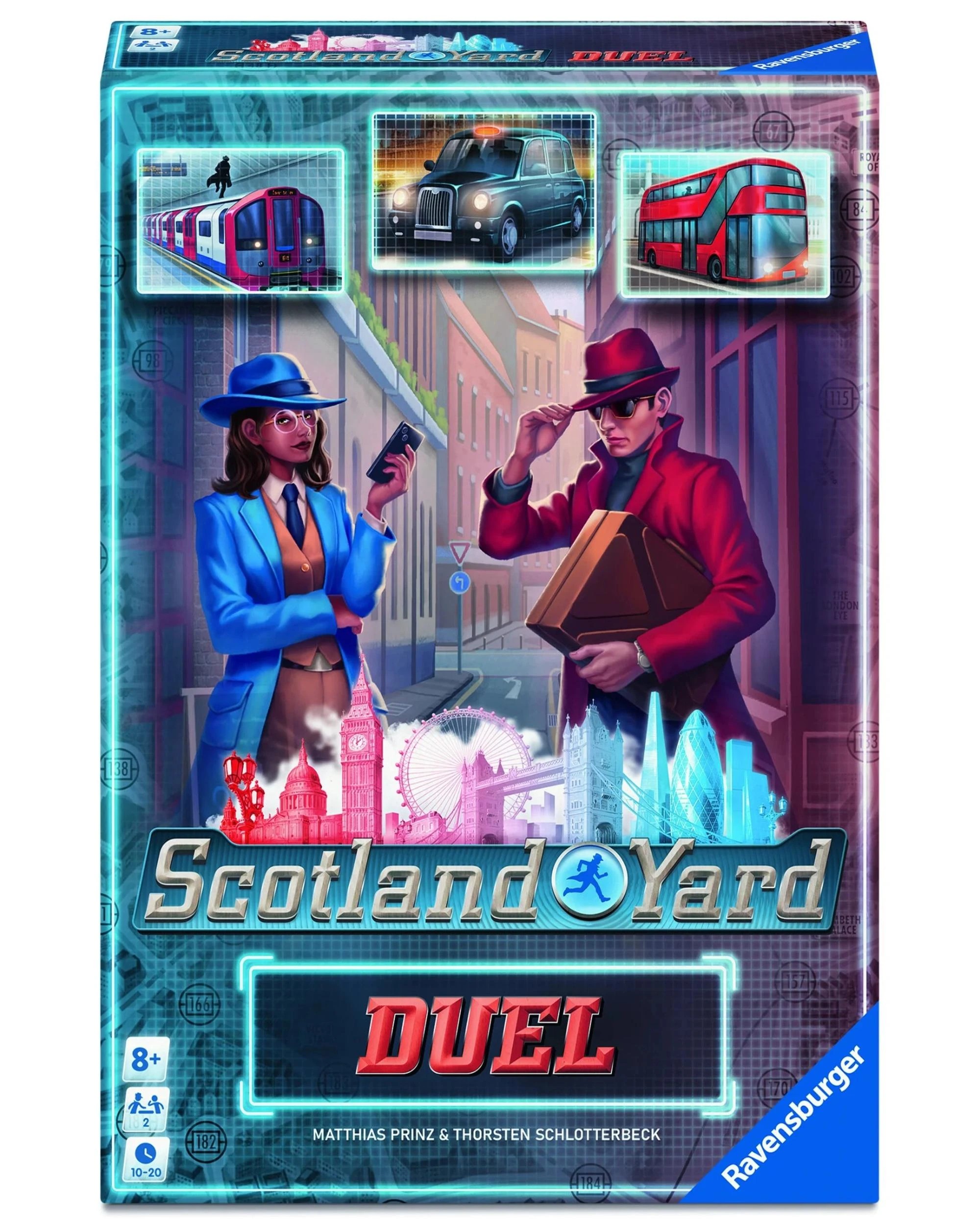 1 Ravensburger Scotland Yard Duel 2 Player Board Game, 1 of 2