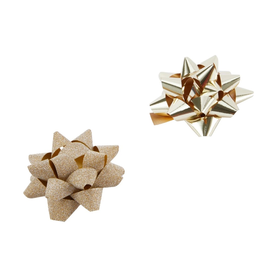 3 2 Piece Gift Bows - Gold Look, 3 of 3