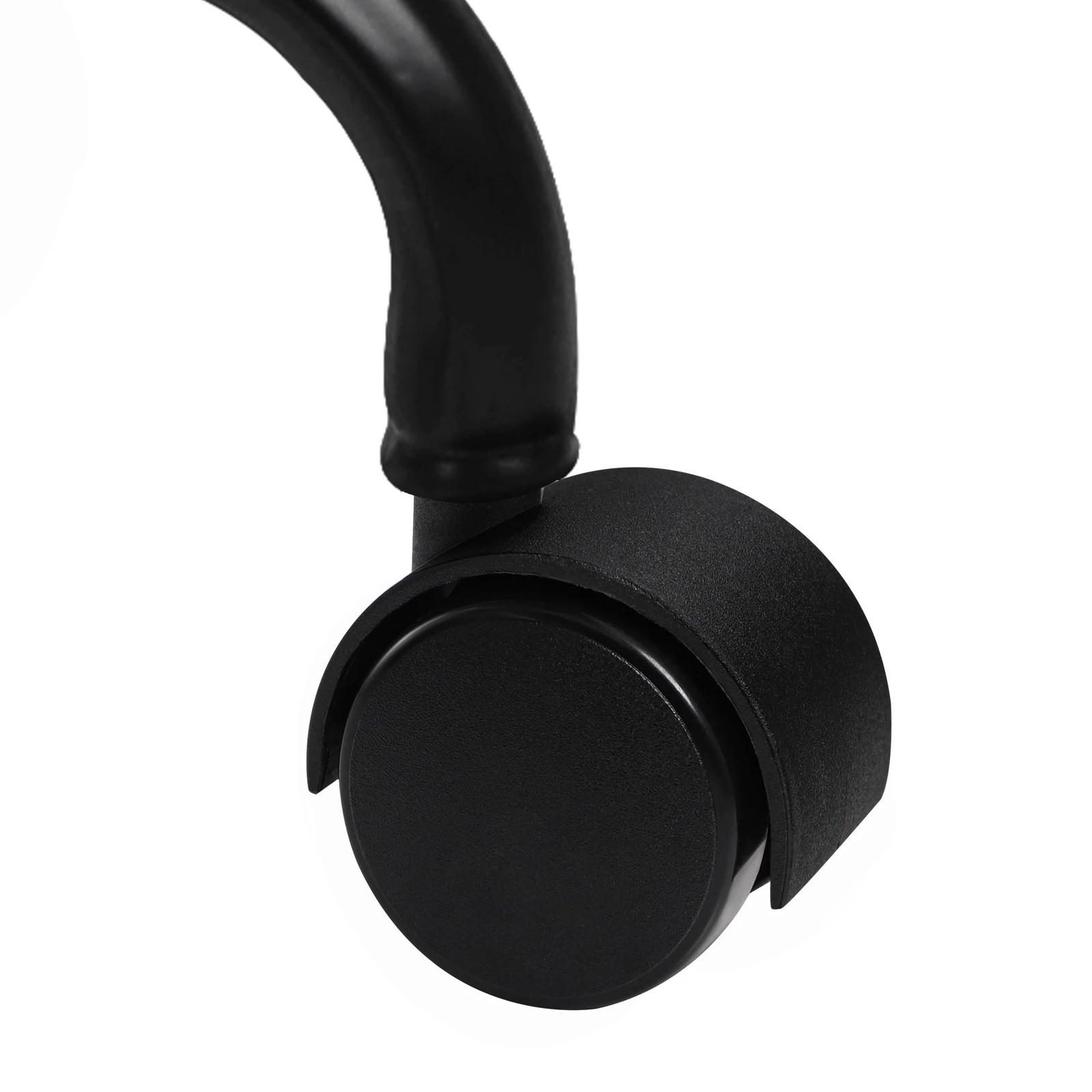 5 Alfordson Salon Stool Round Swivel Barber Hair Dress Chair Fabric - Grey, 5 of 7