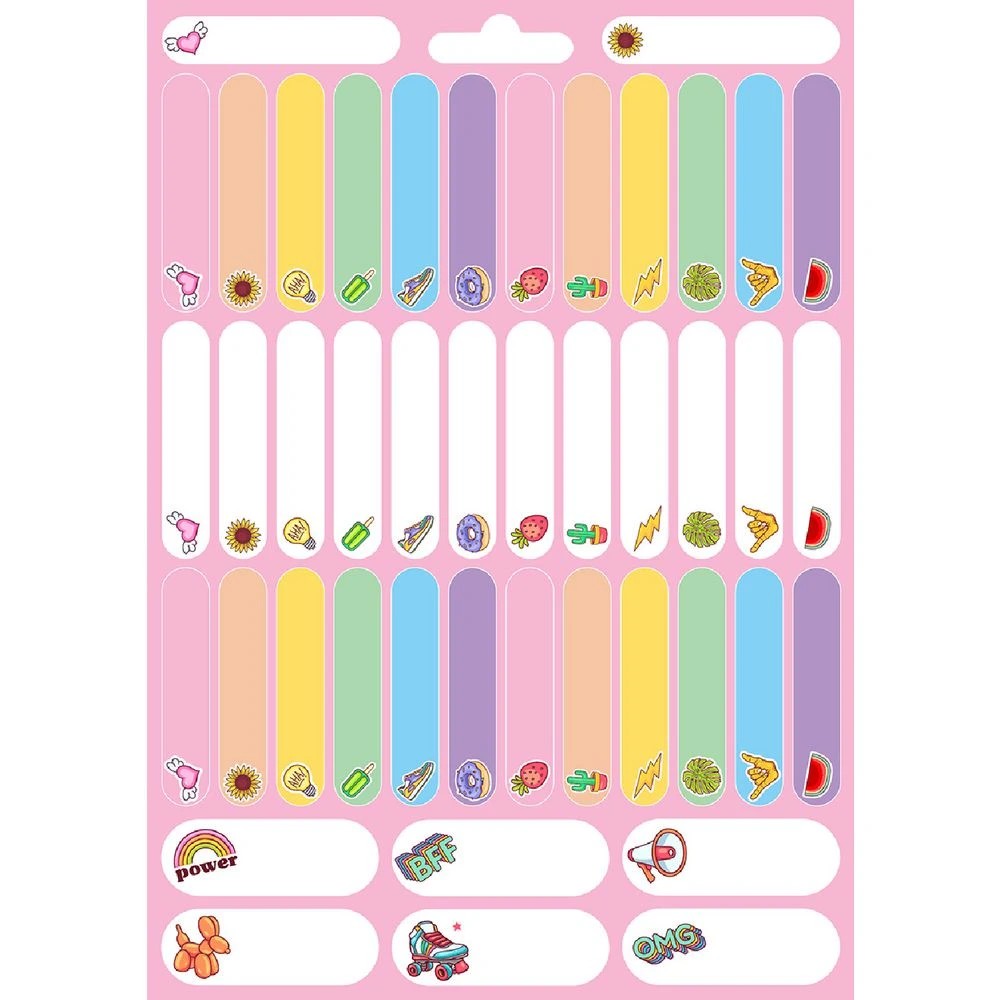 4 Avery Book Labels Retro Cute, 4 of 8