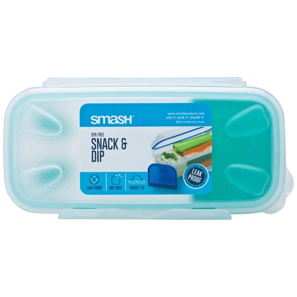 1 Smash Leakproof Snack N Dip Green, 1 of 4