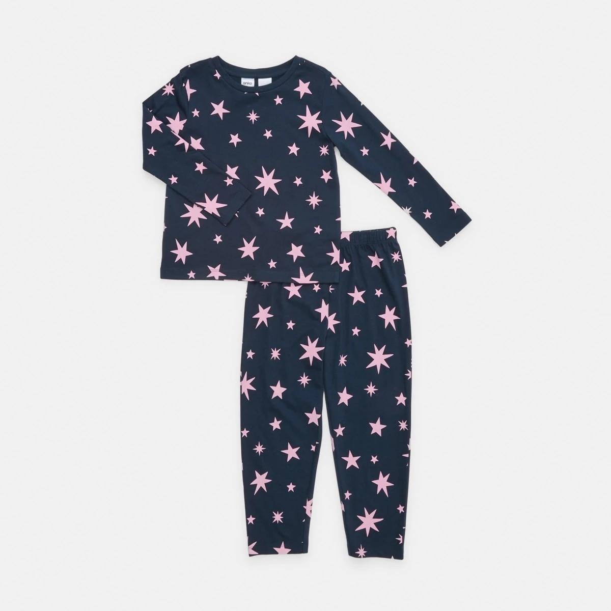5 Knit Pyjama Set Nvy Stars, 5 of 8