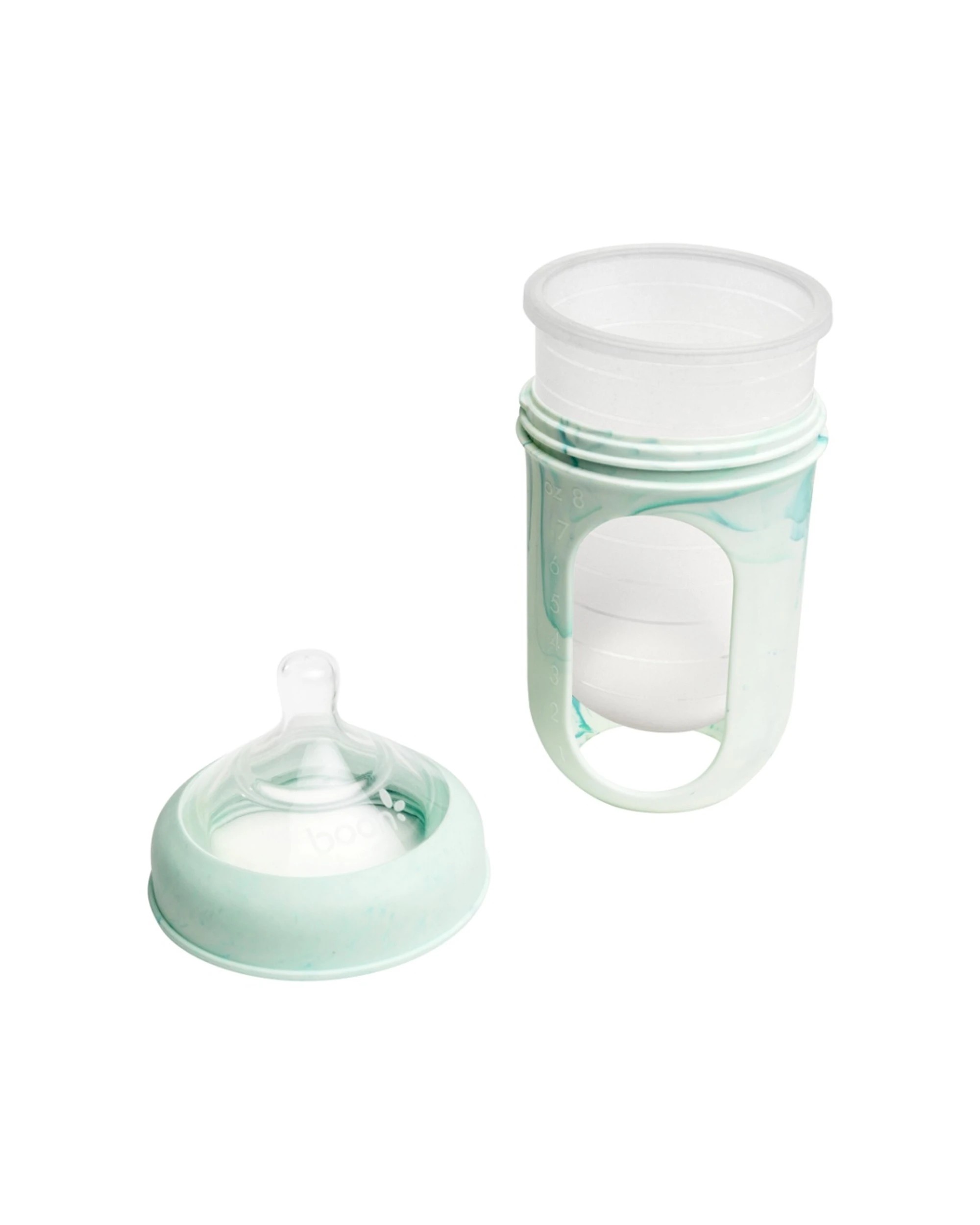 2 Boon Nursh Tie Die 236ml Collapsible Silicone Bottle Air Free Design - Multi, 2 of 7