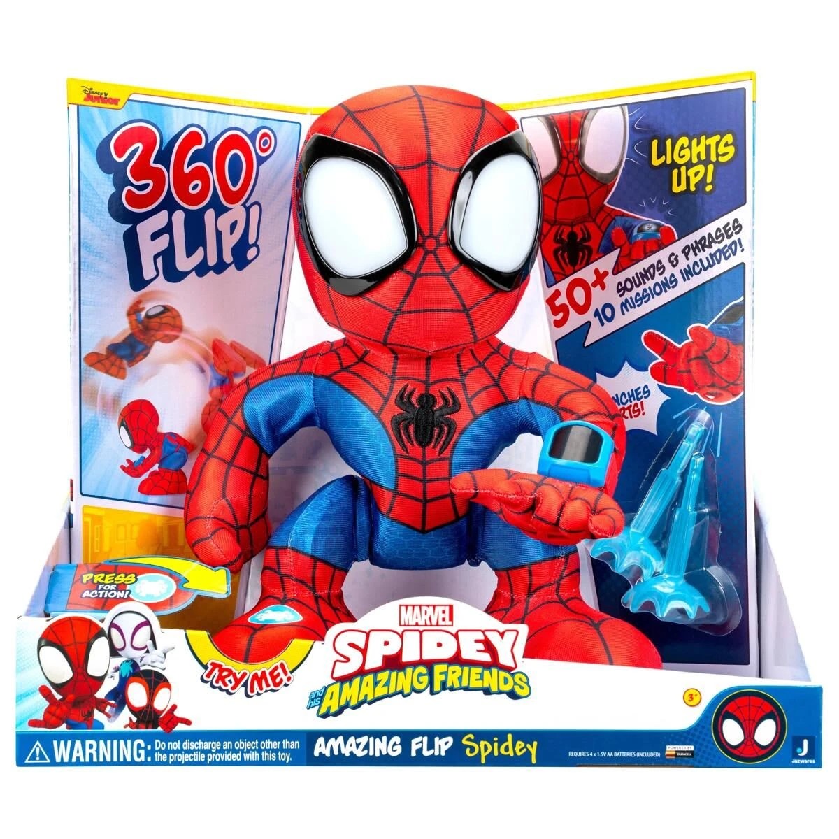 1 Disney Junior Marvel Spidey and His Amazing Friends: Amazing Flip Spidey, 1 of 6