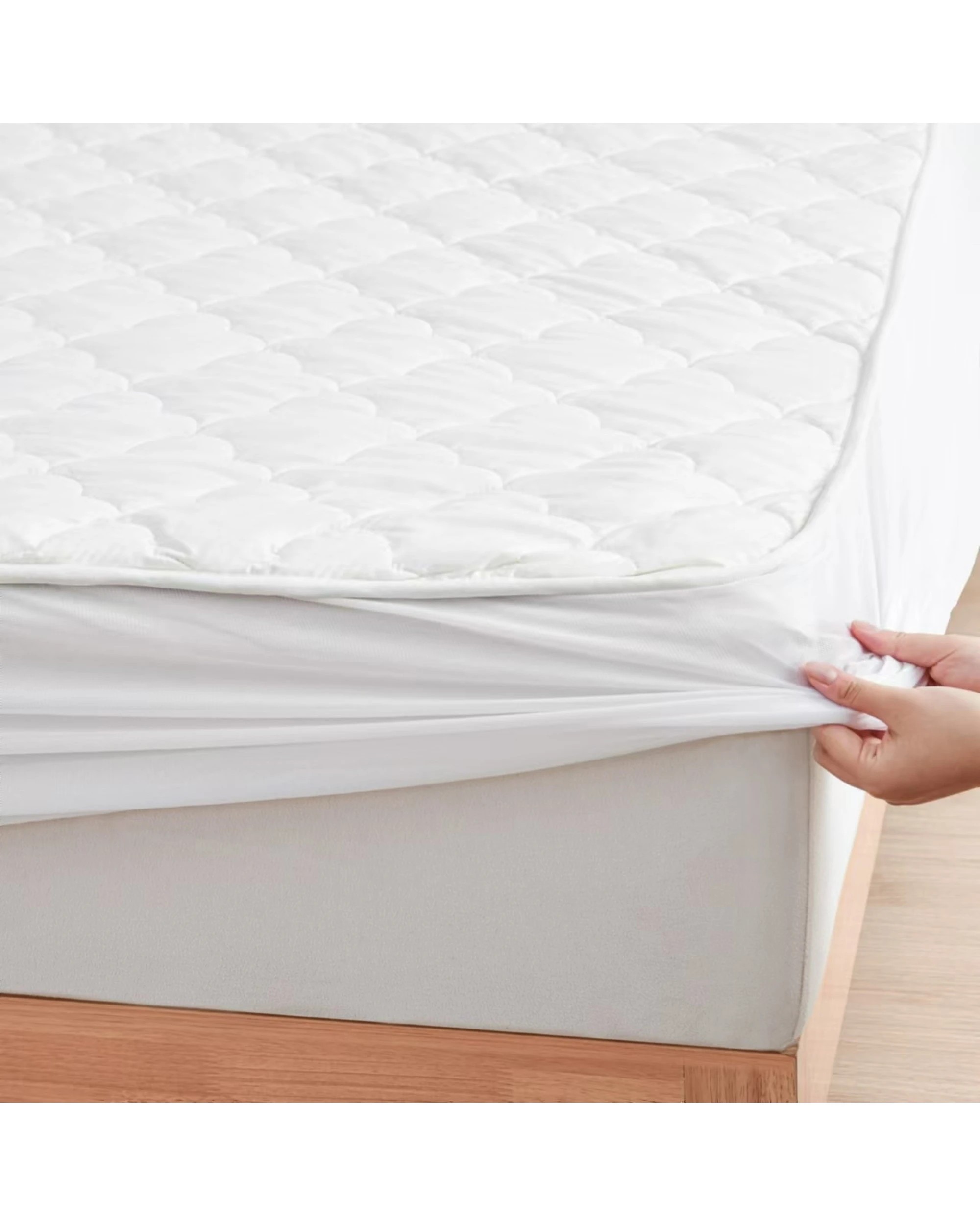4 Dreamaker 100% Cotton Quilted Electric Blanket - Single Bed - White, 4 of 8