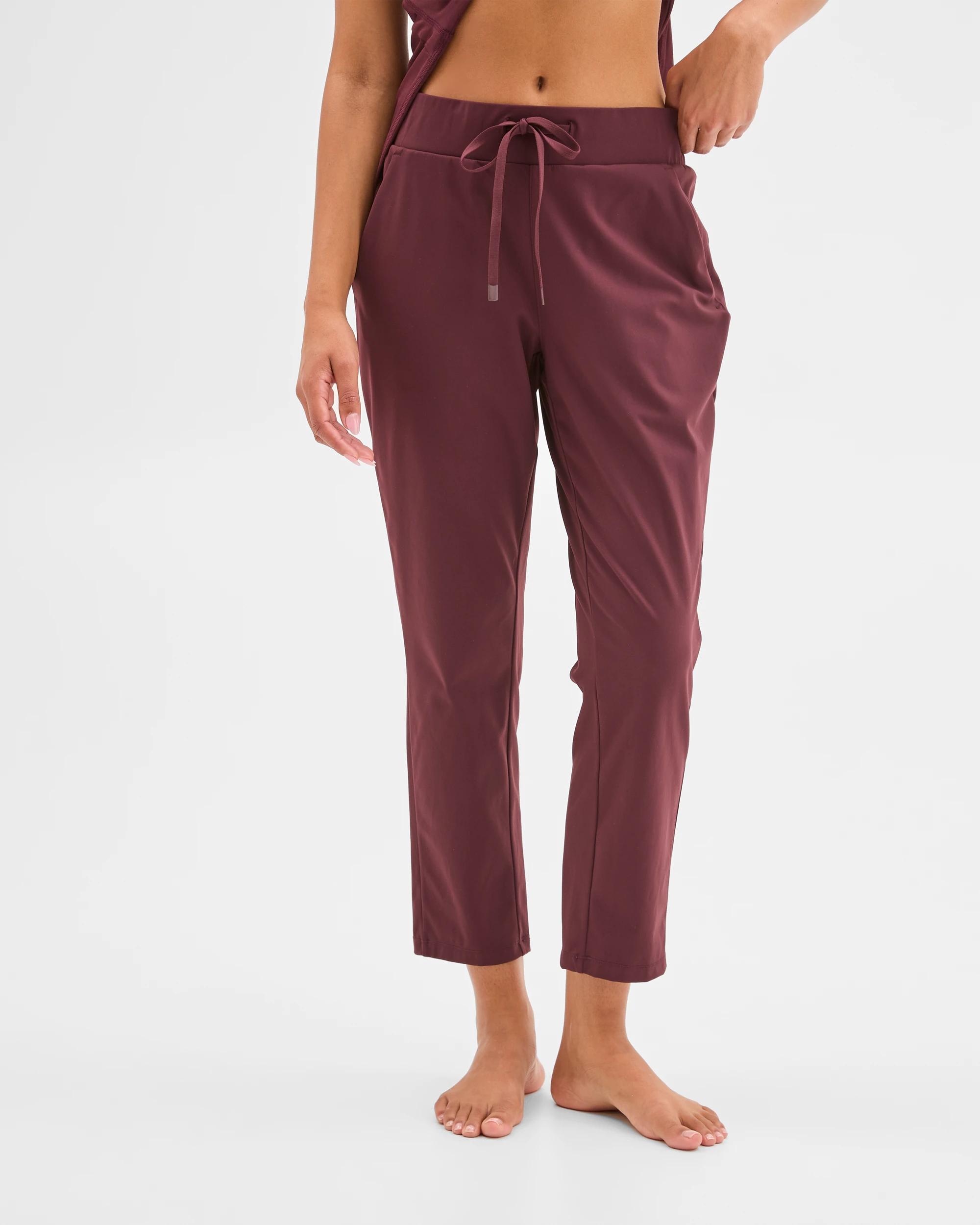 5 Target Active Studio Soft Travel Pants WINETASTING, 5 of 7