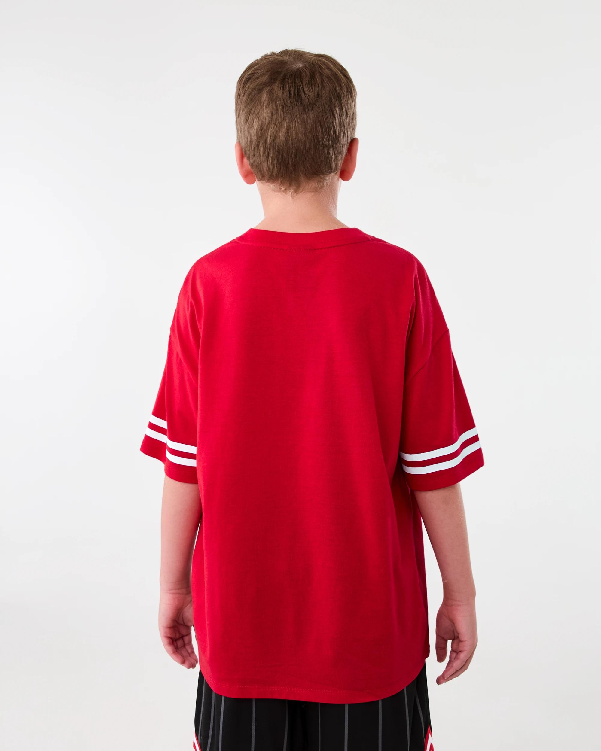 2 Everlast Kids Basketball T-shirt Red, 2 of 9