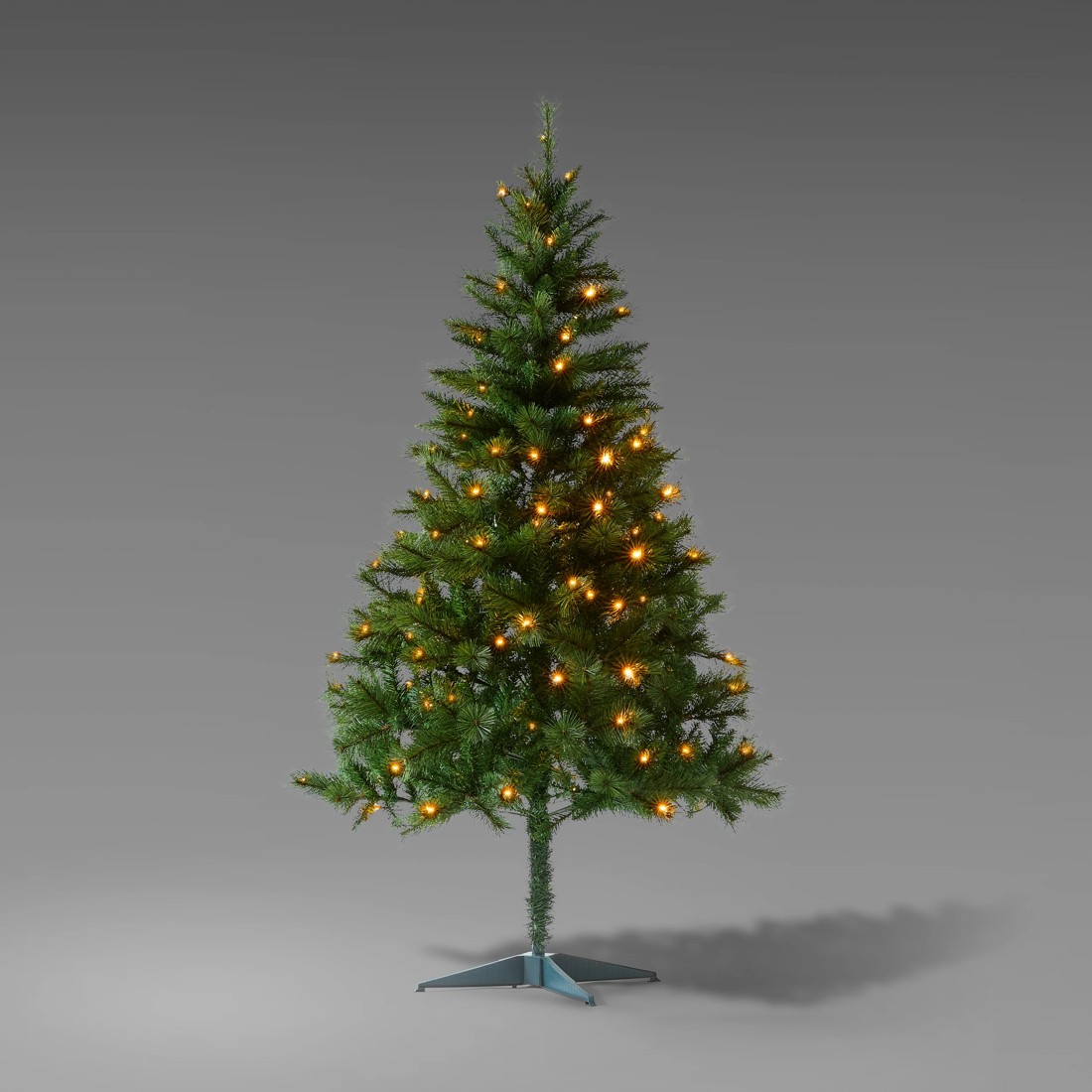 3 1.82m (6ft) Kingston Prelit Christmas Tree, 3 of 8