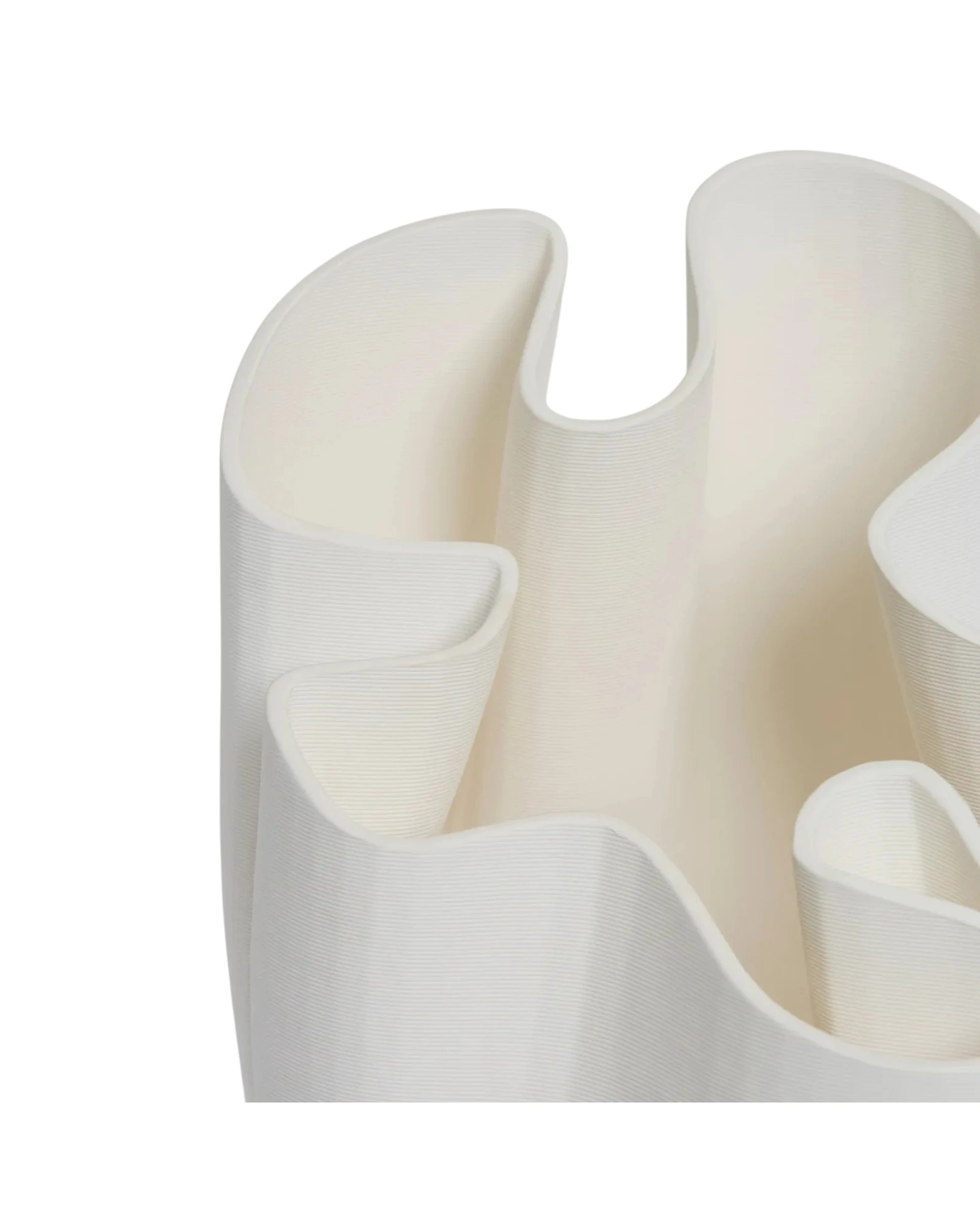 5 One Six Eight London Mackenzie Vase - 41cm - White, 5 of 5