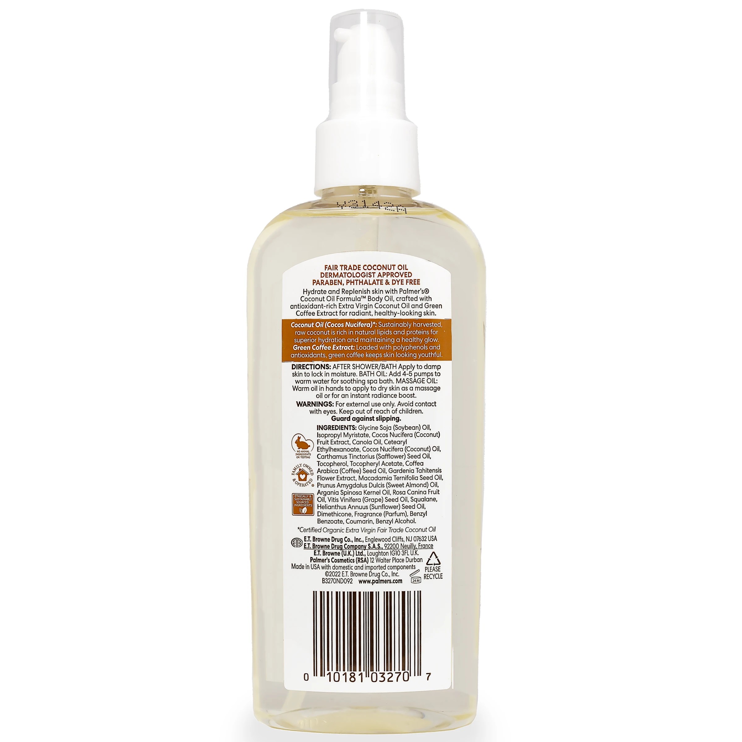 2 Palmer's Coconut Oil Formula Body Oil 150ml - Vitamin E, 2 of 5