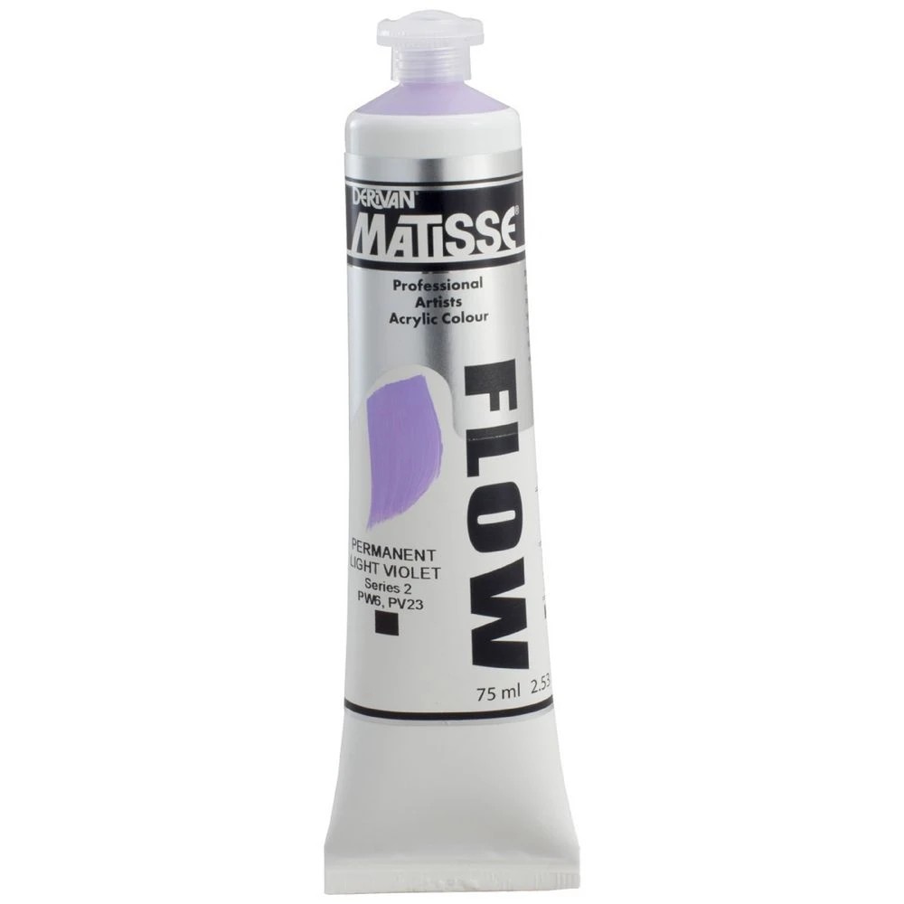 1 Derivan Matisse Flow Paint 75mL Light Violet S2, 1 of 2