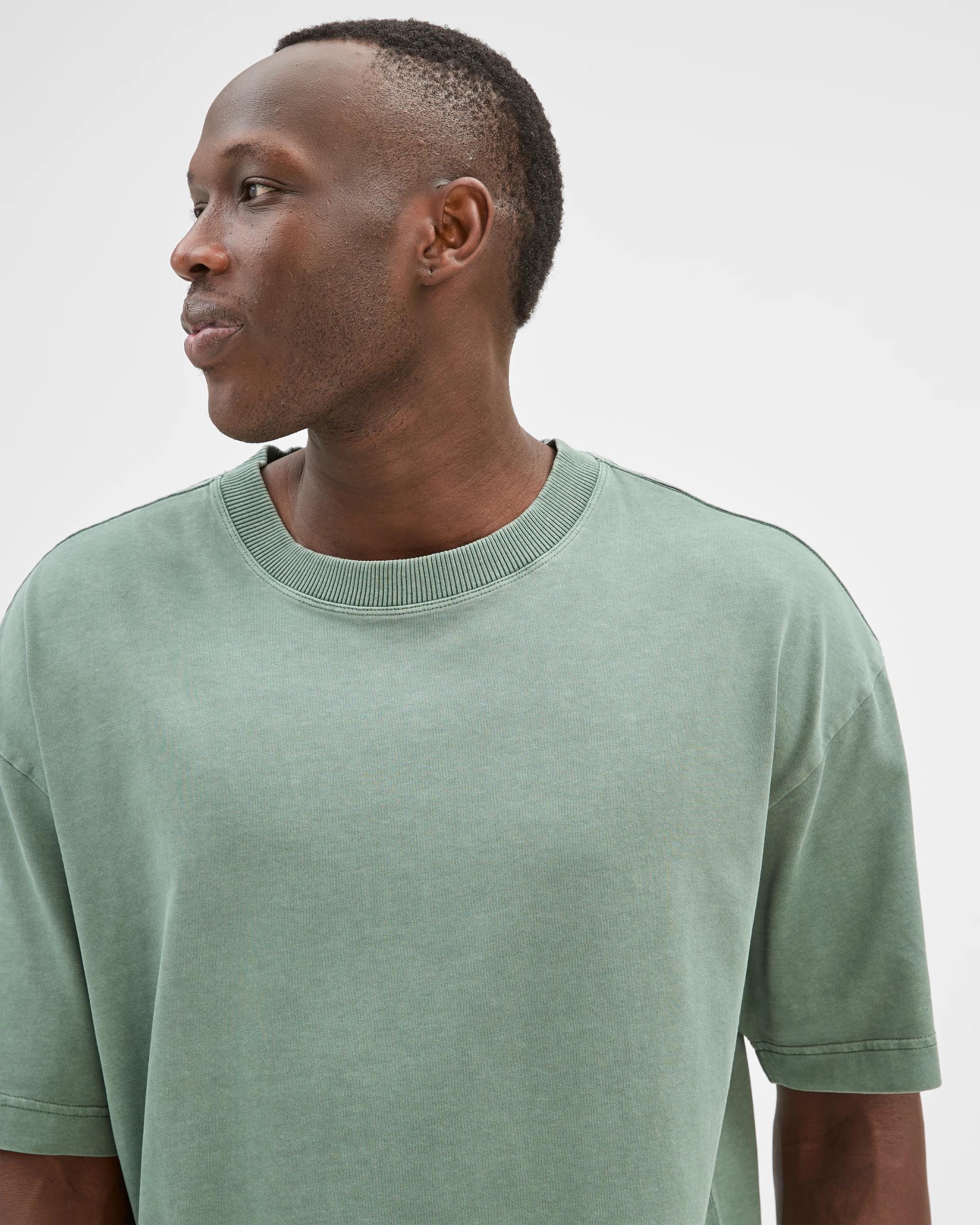5 Commons Australian Cotton Boxy Heavyweight Core T-Shirt DARK FOREST, 5 of 6