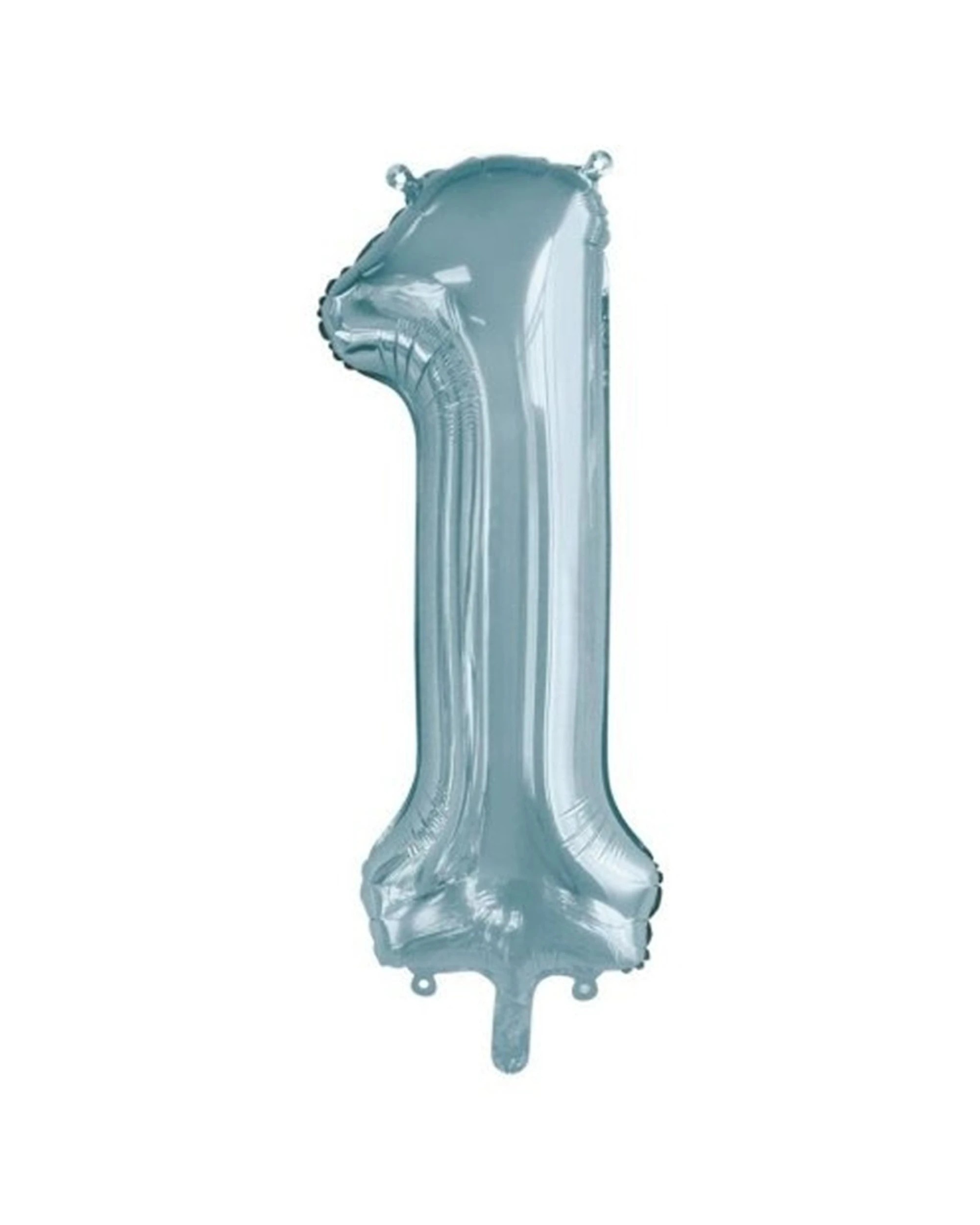 1 Alpen Decrotex Foil Balloon Number 1 Party Decoration 34 Inches Light - Blue, 1 of 1
