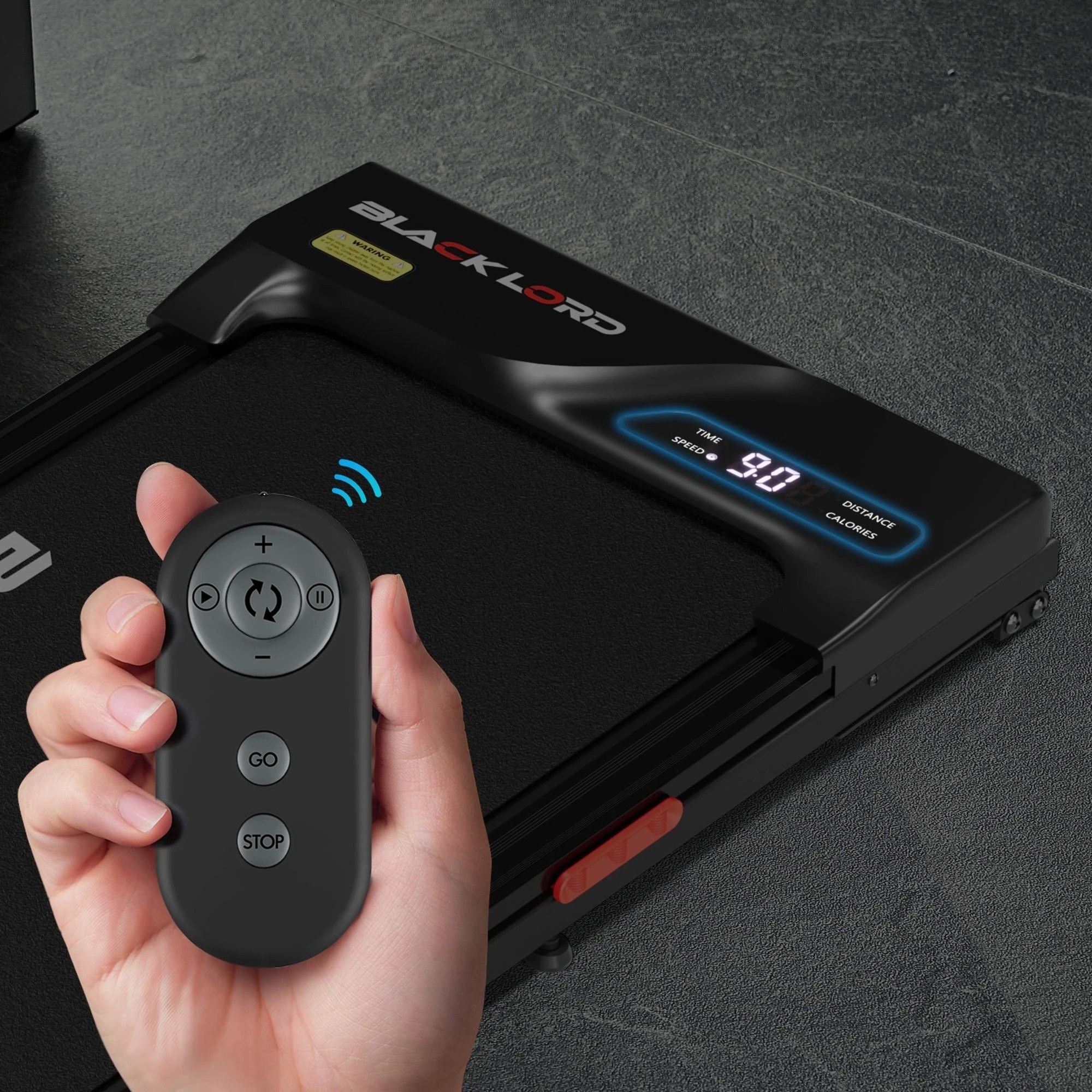 6 Black Lord Treadmill Electric Walking Pad Incline Gym Brushless Motor - Black, 6 of 9