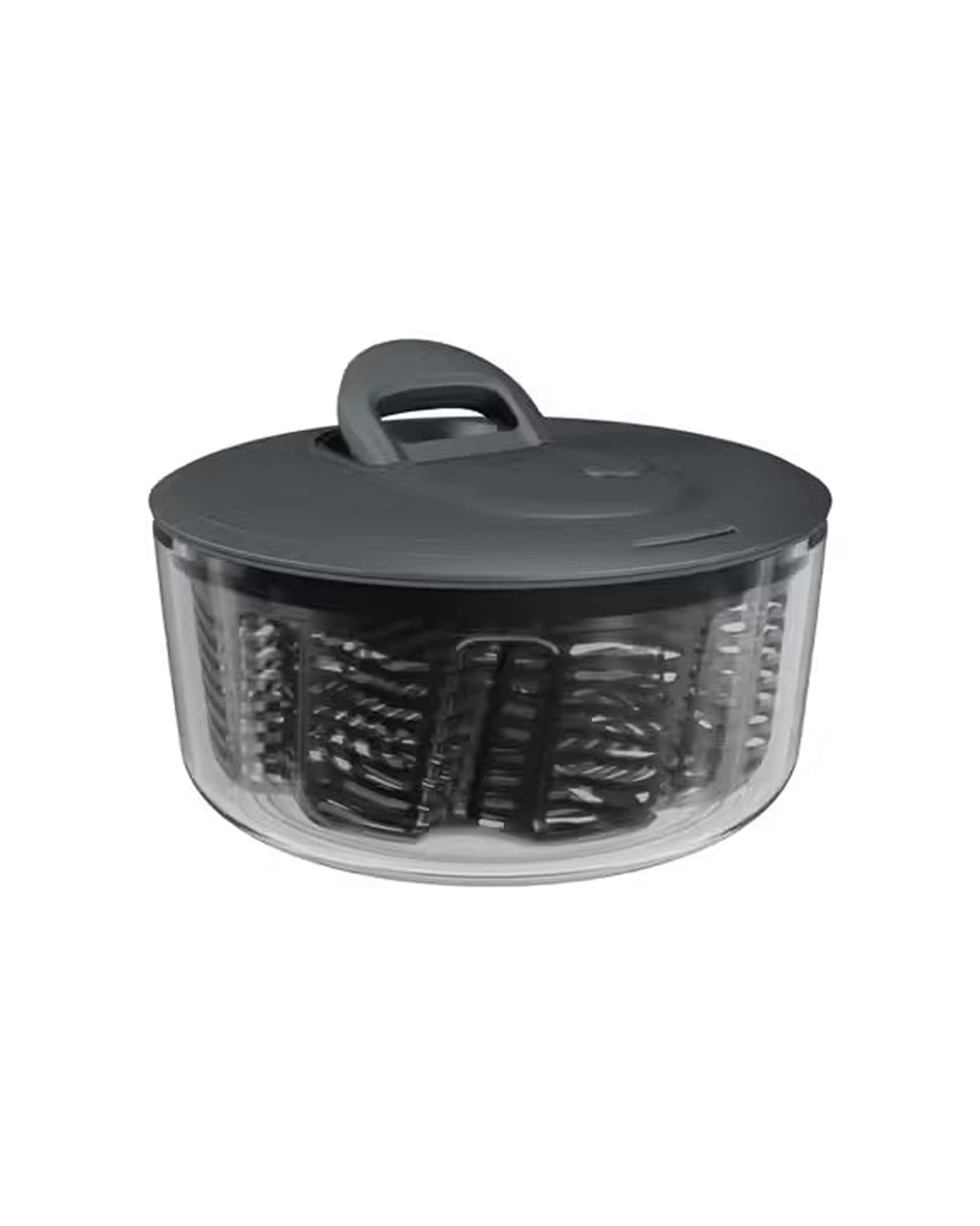 1 Zyliss Easy Spin Salad Spinner Small AquaVent Foldable Handle Non-Slip Base - Black, 1 of 1