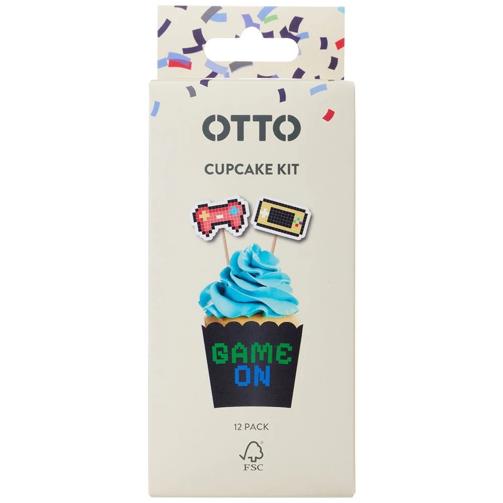 2 Otto Gamer Cupcake Kit 12 Pack, 2 of 4