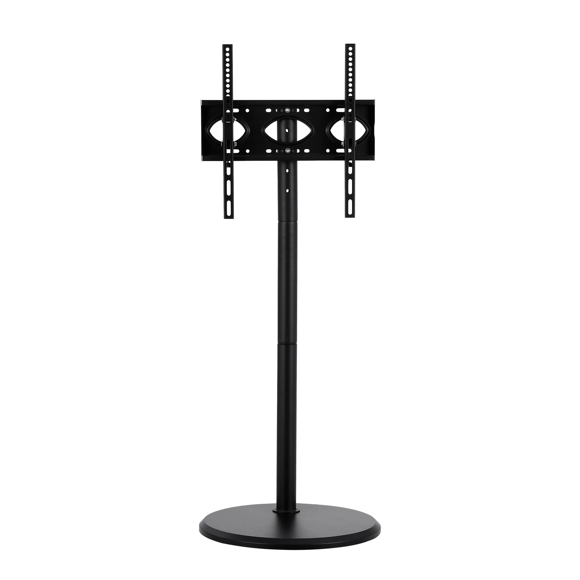 3 Artiss 32-55 Inch Mobile TV Stand with Wheels Height & Tilt Adjustable Floor - Black, 3 of 3
