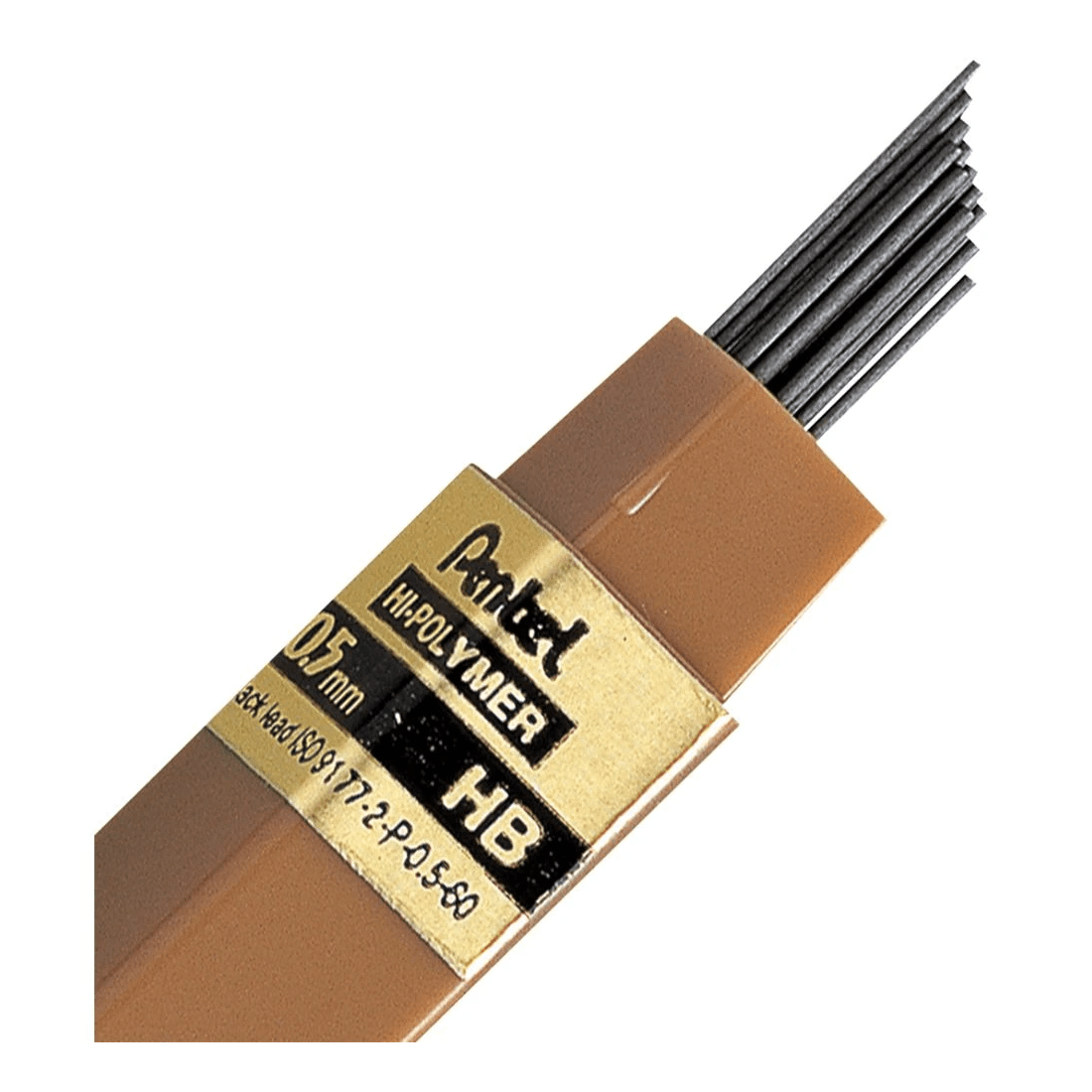 2 Pentel Hi-Polymer Mechanical Pencil Lead Refills 0.5mm HB, 2 of 2