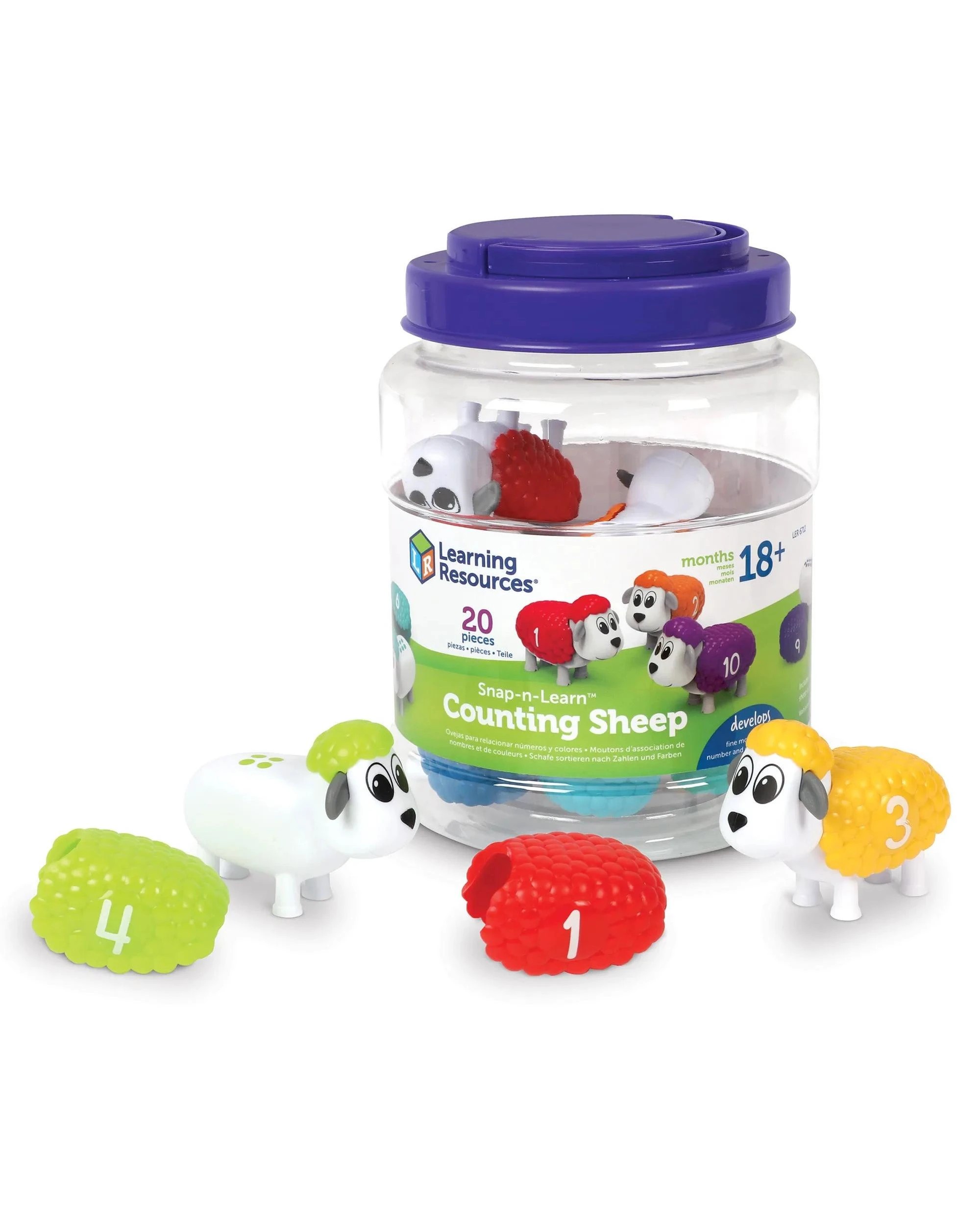 1 Learning Resources Snap-n-Learn Counting Sheep, 1 of 5