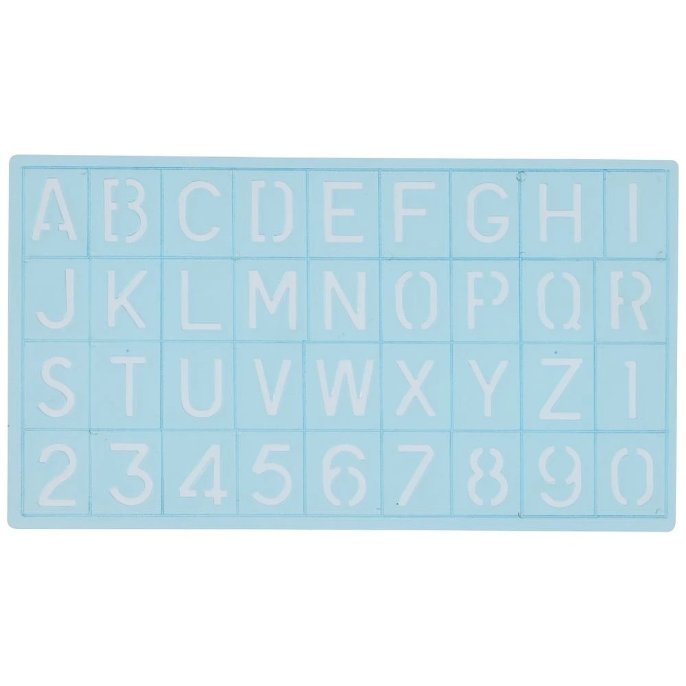 1 Studymate 22mm Lettering Stencil, 1 of 2