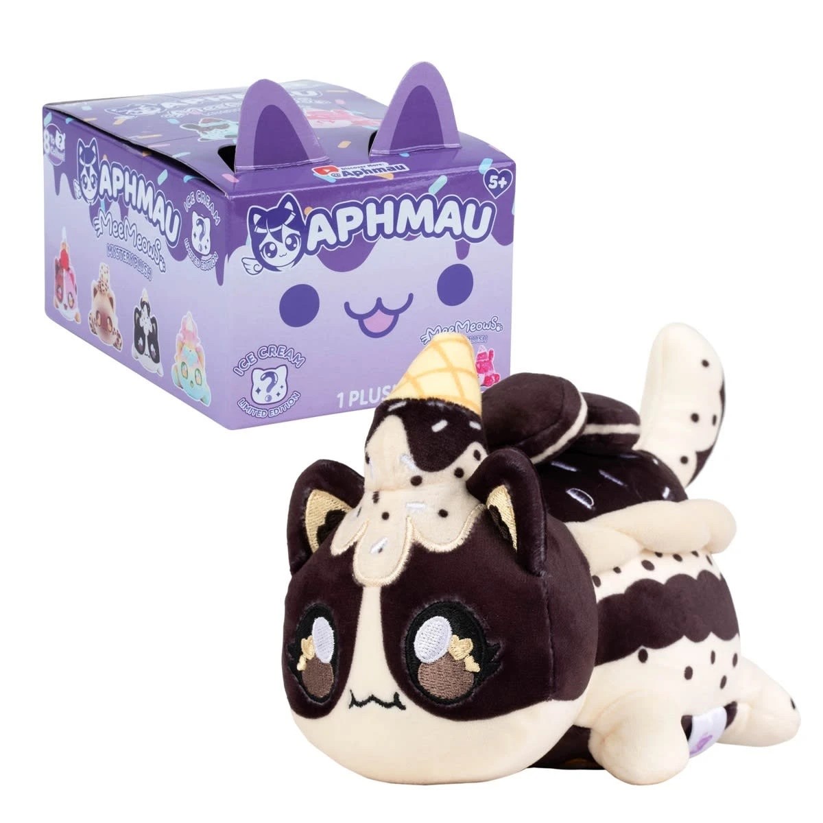 4 15cm Aphmau MeeMeows Mystery Plush: Ice Cream - Assorted, 4 of 10