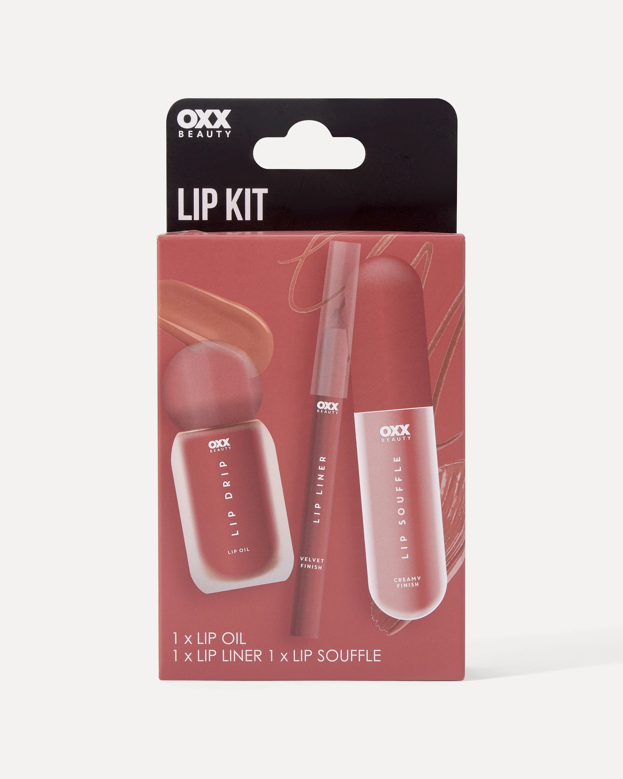 1 OXX Beauty 3 Piece Lip Kit - Cocoa Dream, 1 of 7