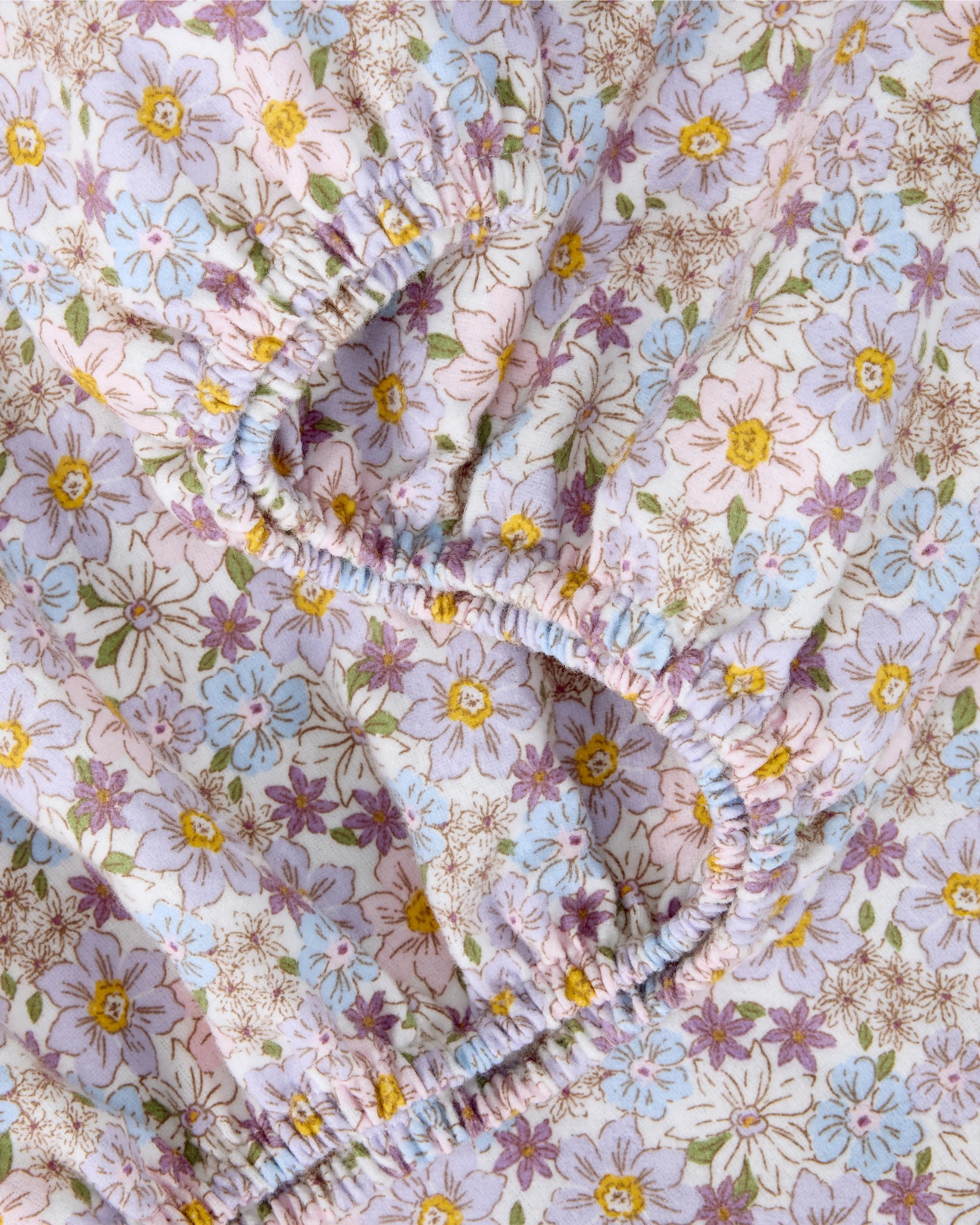 3 Floral Cotton Flannelette Sheet Set - Double Bed, 3 of 7