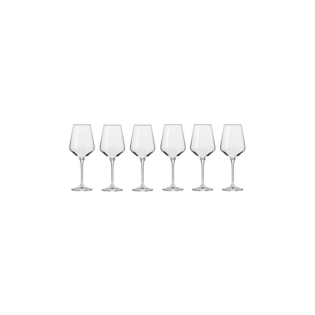 1 Krosno 6pc Avantgarde Wine Glasses 390ml Glassware Set Made In Poland.
 - Plain, 1 of 2