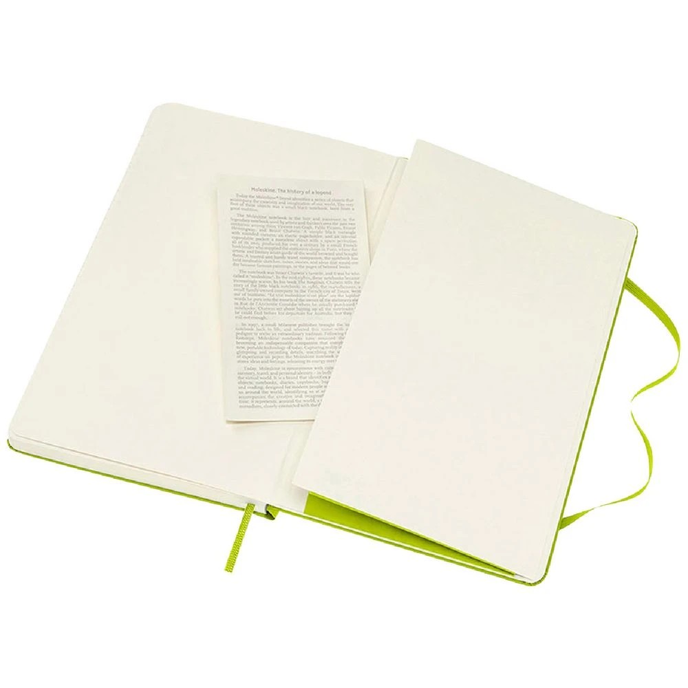 4 Moleskine Classic Hardcover Large 240pg Notebook Lemon Green, 4 of 4