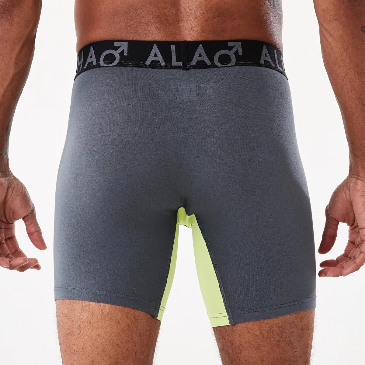 3 Bamboo Mid Length Trunks with Glide Panels ASHLIME, 3 of 4