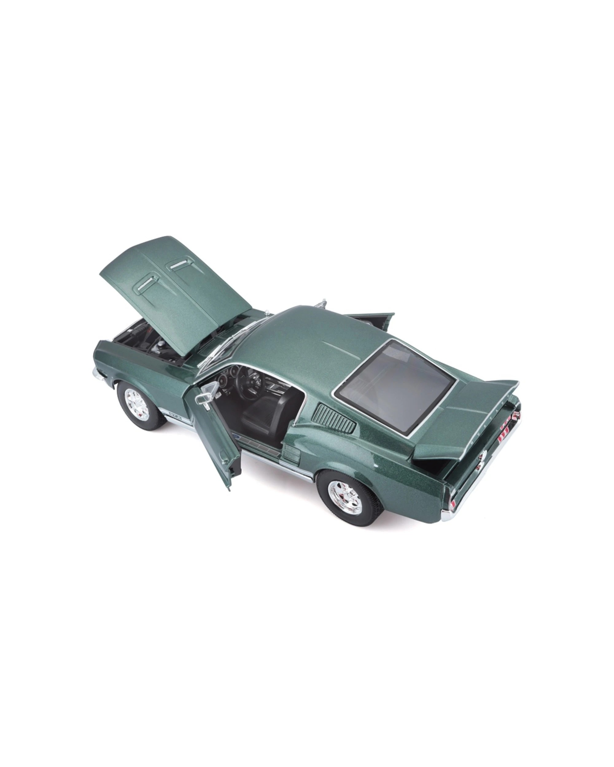 Maisto 1967 Ford Mustang Fastback Model Car Toy Collectible - Green - Kmart