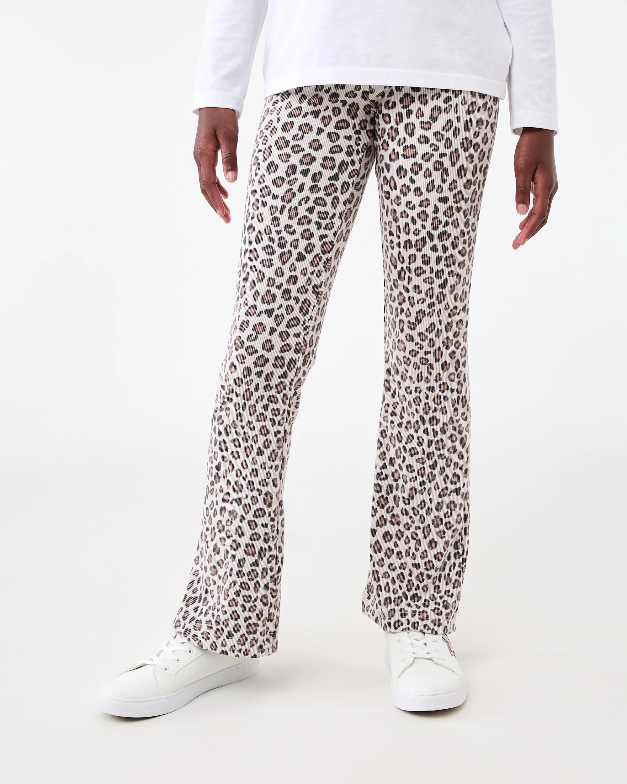 1 Rib Flare Leggings Bge Animl, 1 of 5