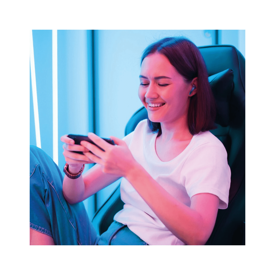 4 Laser Tws Wireless Bluetooth Gaming Earphones Noise Cancelling Case - Black, 4 of 8