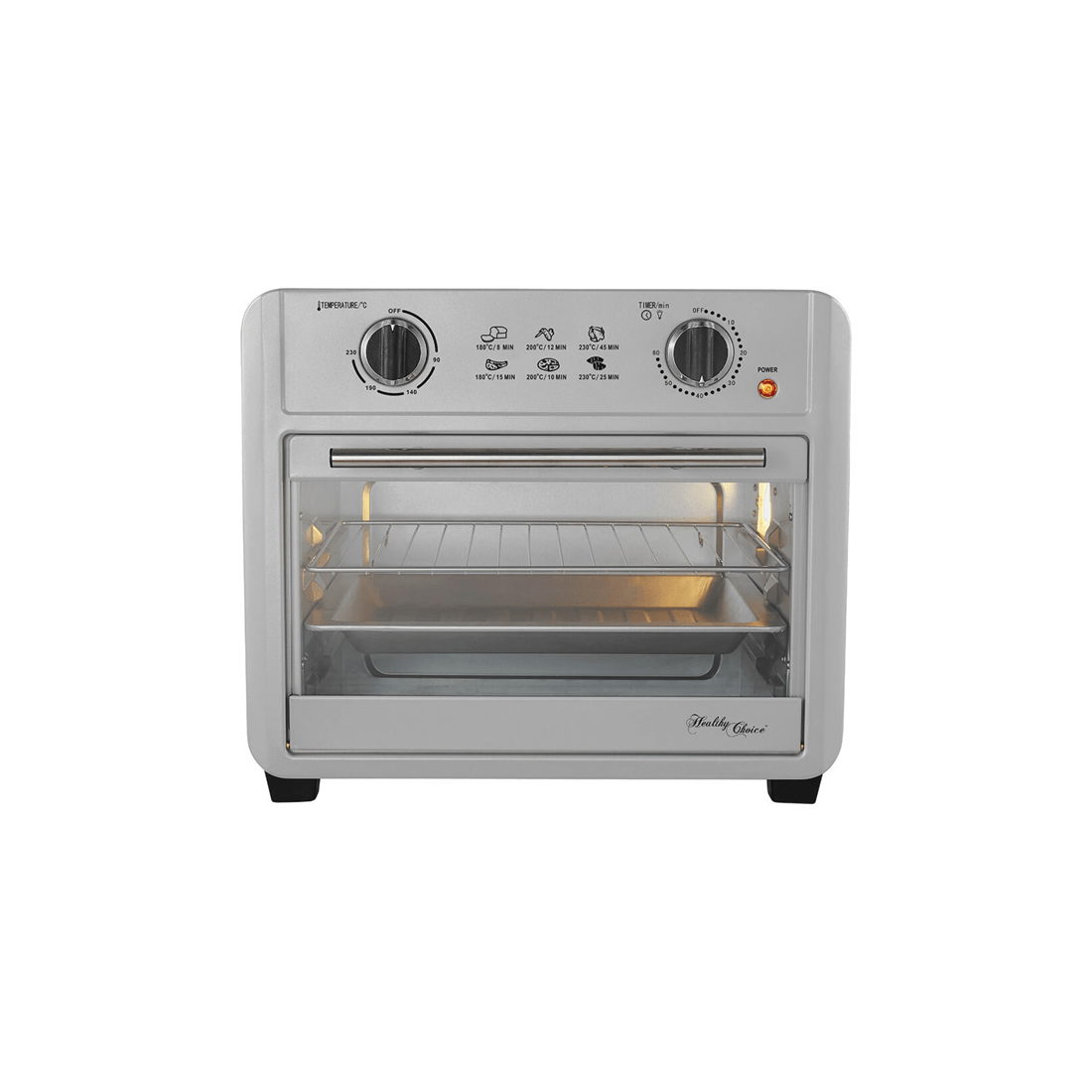 5 Healthy Choice 23l 1700w Electric Convection Fryer Oven W/ Accessories - Silver, 5 of 7
