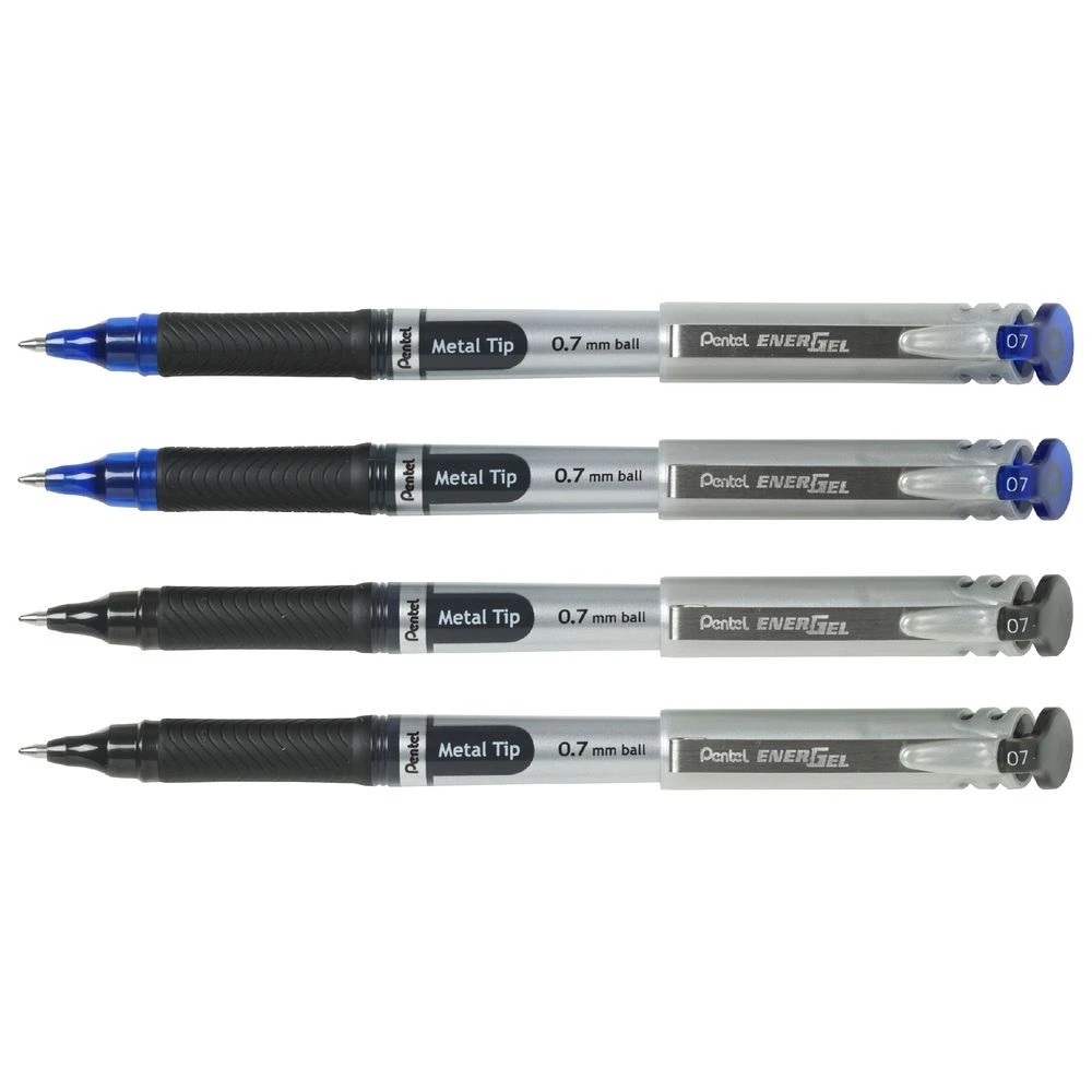 2 Pentel Energel BL17 Gel Pens 0.7mm Assorted 4 Pack, 2 of 2