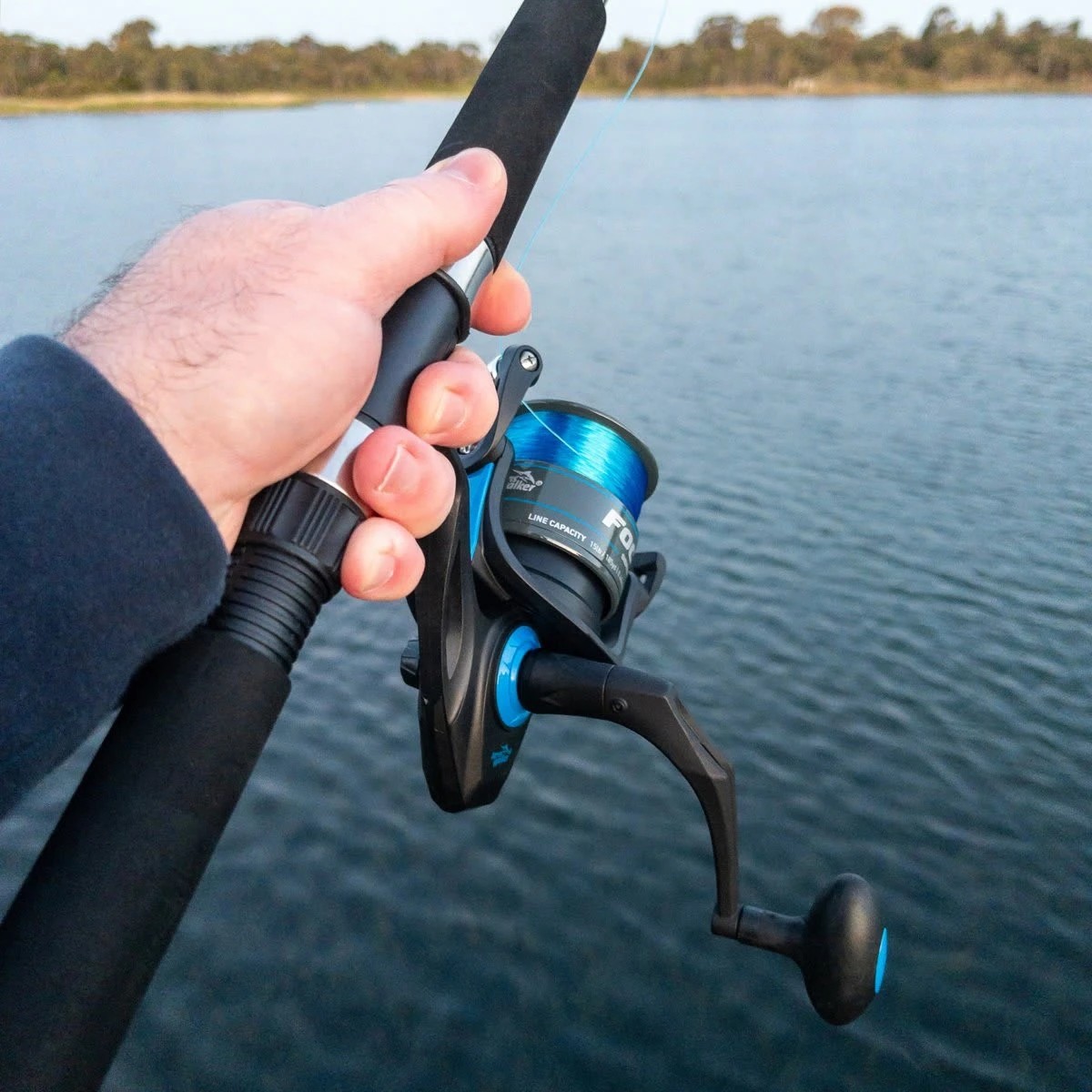 6 Jarvis Walker Focus Series 2 General Purpose Combo - 8ft., Black and Blue, 6 of 8
